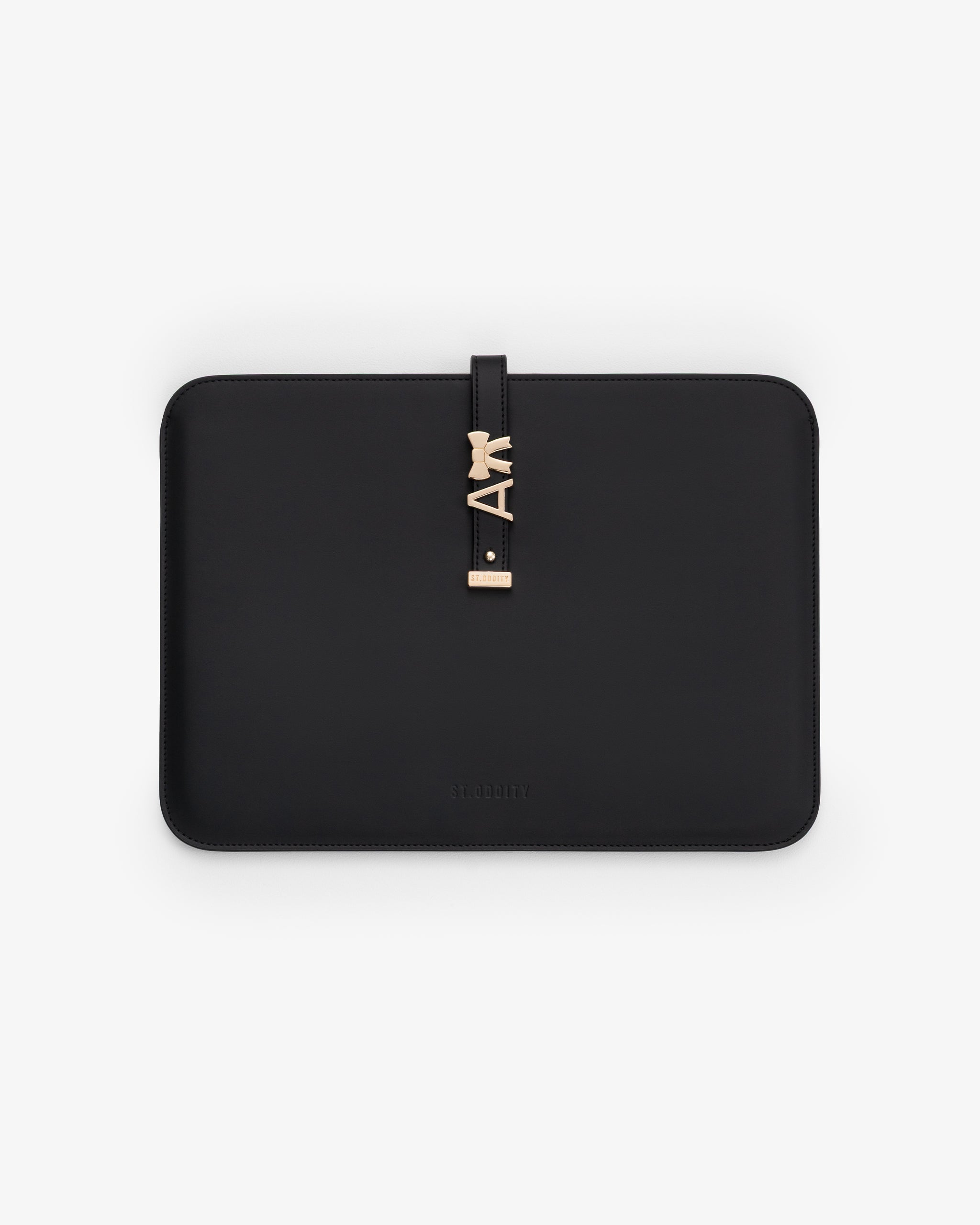 Pre-order (Early December): 13"/14" Laptop Sleeve in Black/Gold with Personalised Hardware