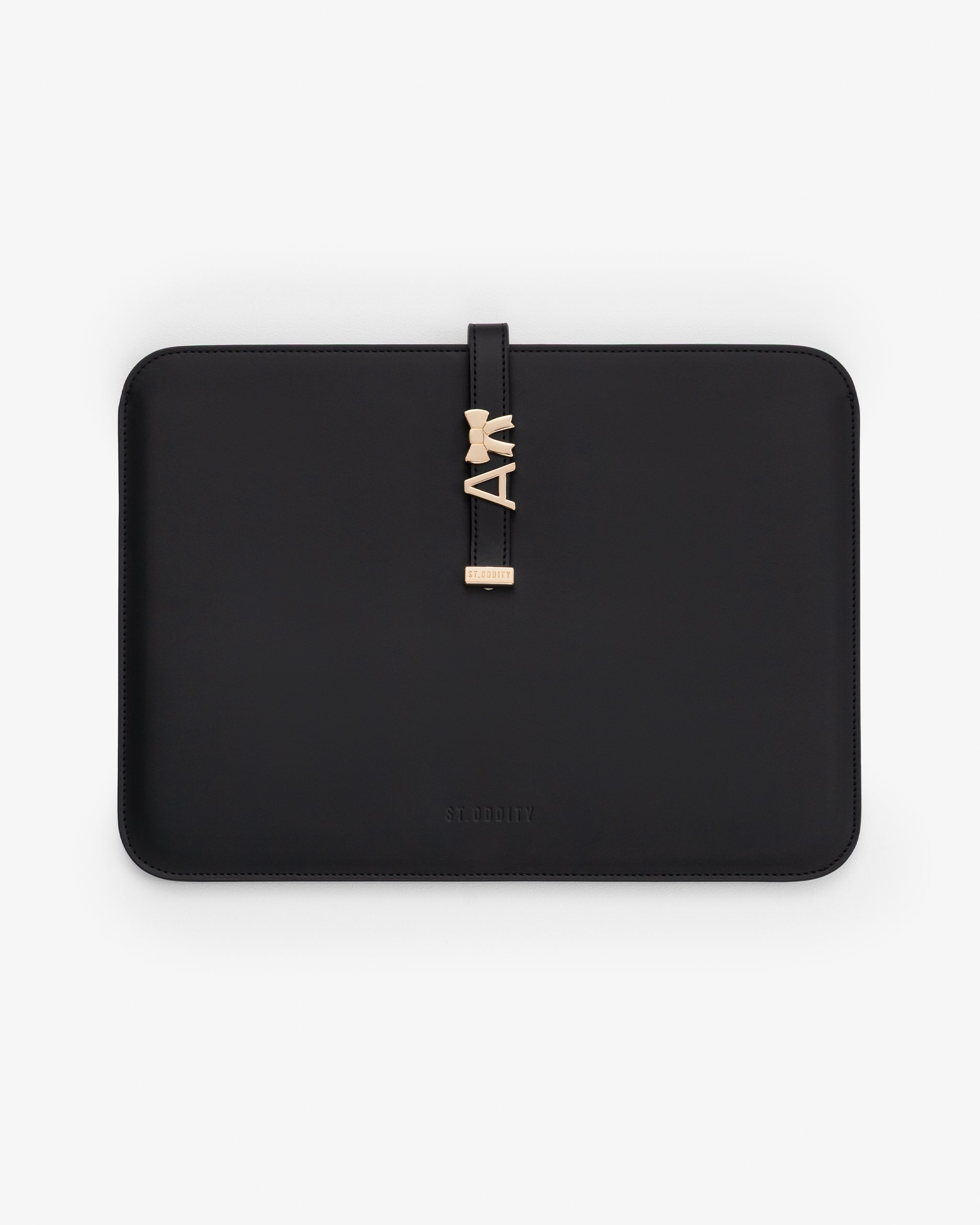 Pre-order (Mid-March): 13"/14" Laptop Sleeve in Black/Gold with Personalised Hardware