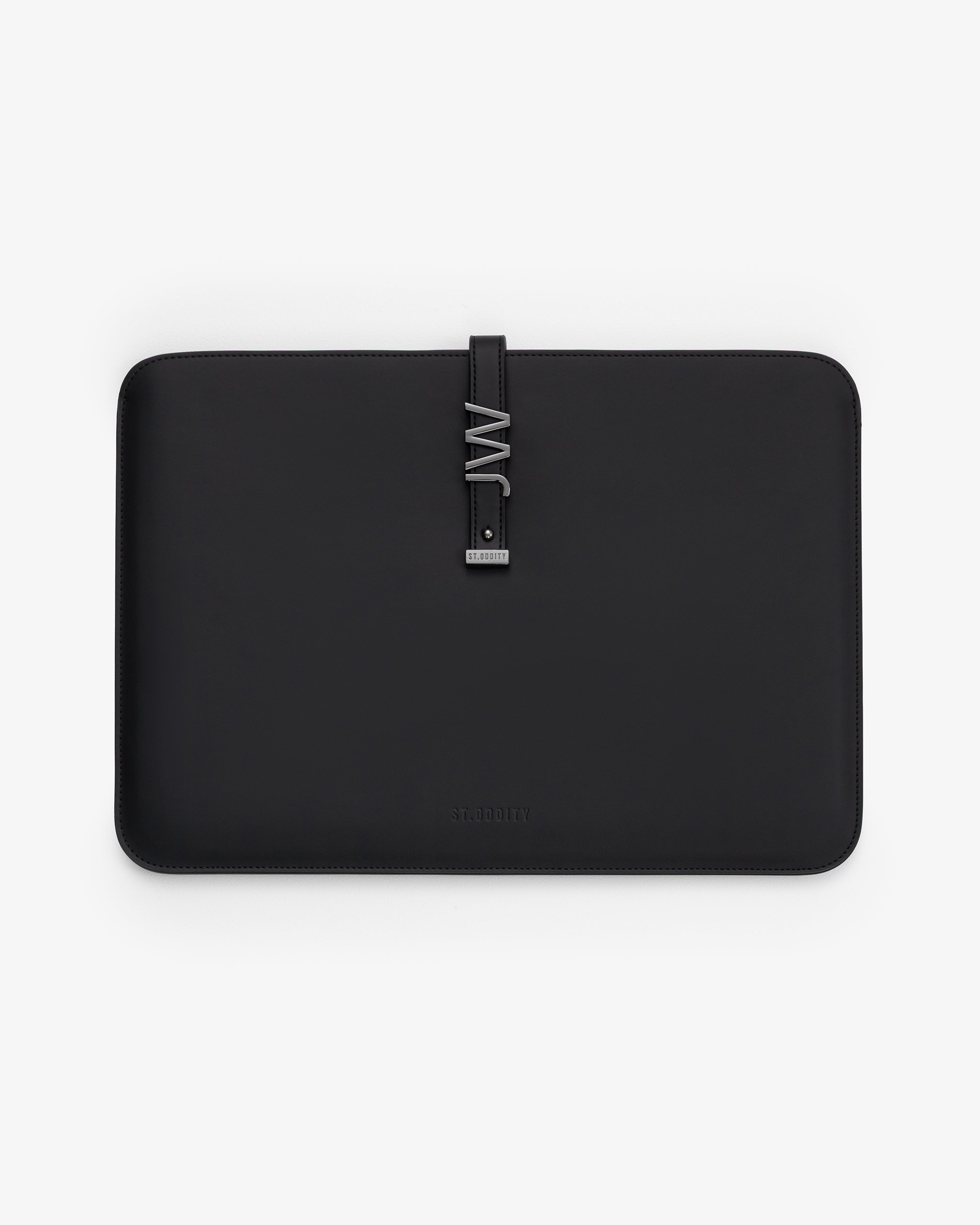 Pre-order (Late August): 15"/16" Laptop Sleeve in Black/Gunmetal with Personalised Hardware