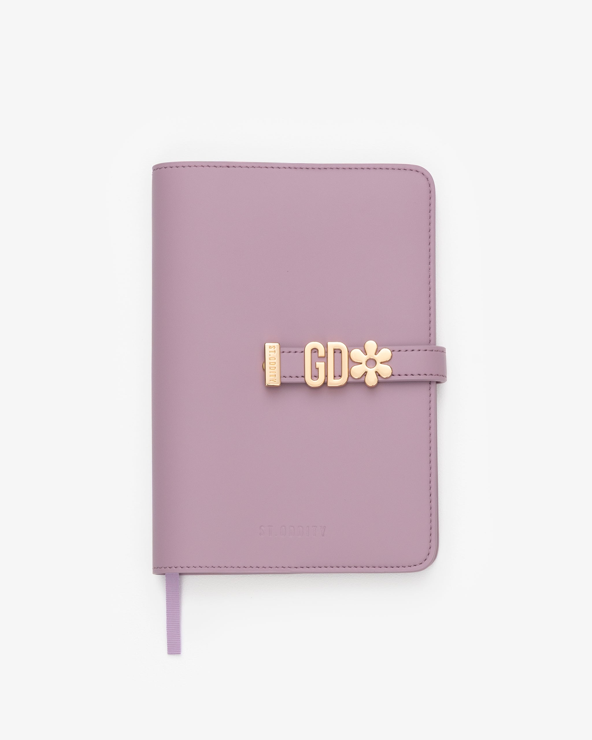 A5 Notebook in Lilac with Personalised Hardware
