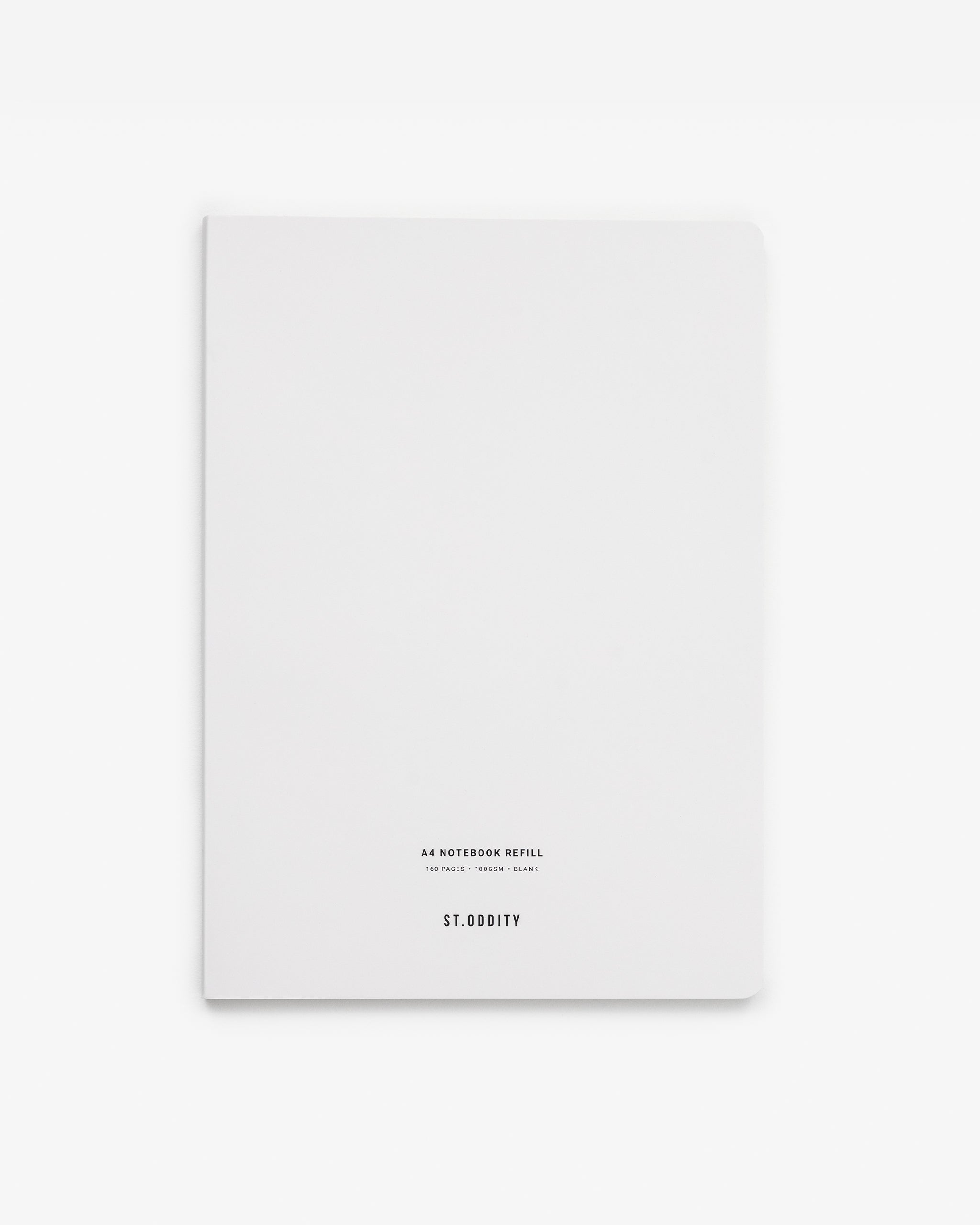 A5 notebook refill on a white background