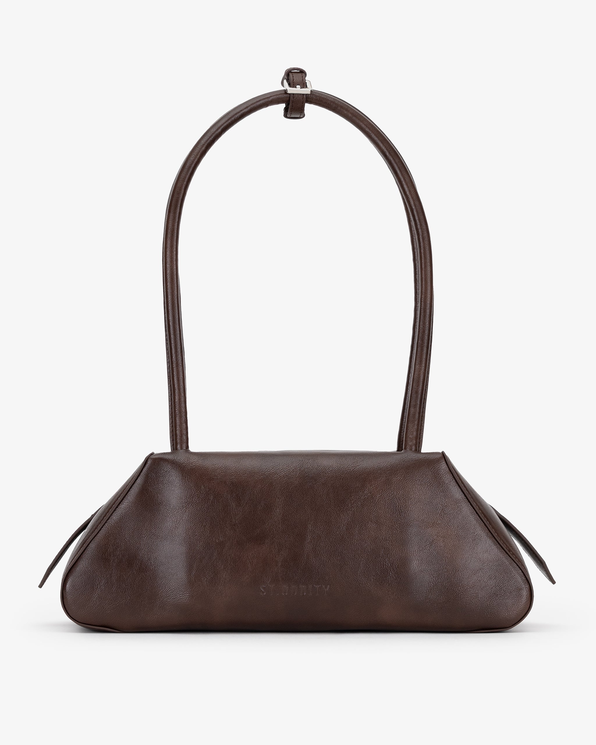Bowler Bag in Brown Crinkle