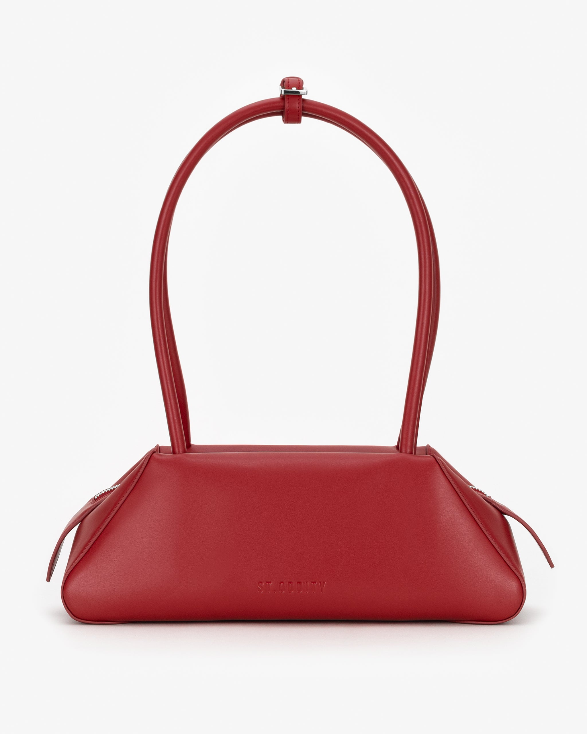 Bowler Bag in Cherry Red