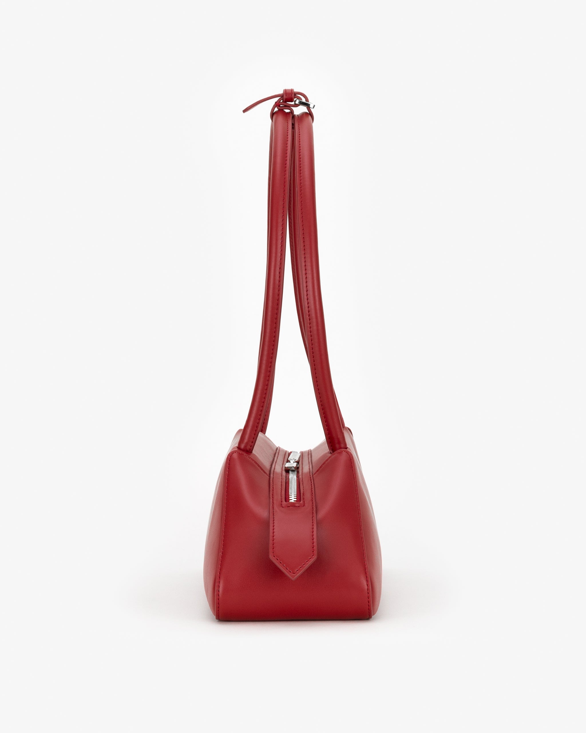 Bowler Bag in Cherry Red