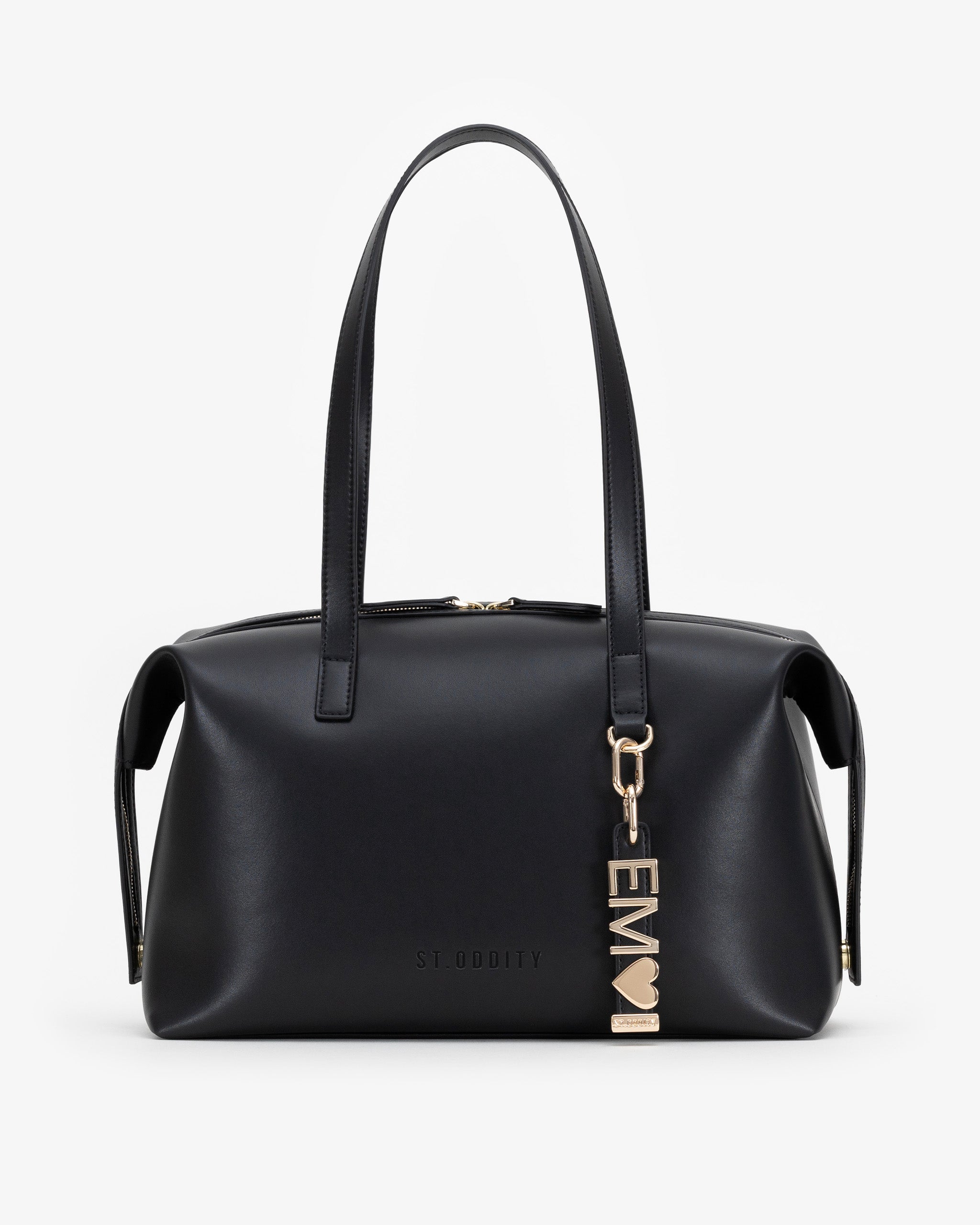 Bowling Bag in Black with Personalised Hardware
