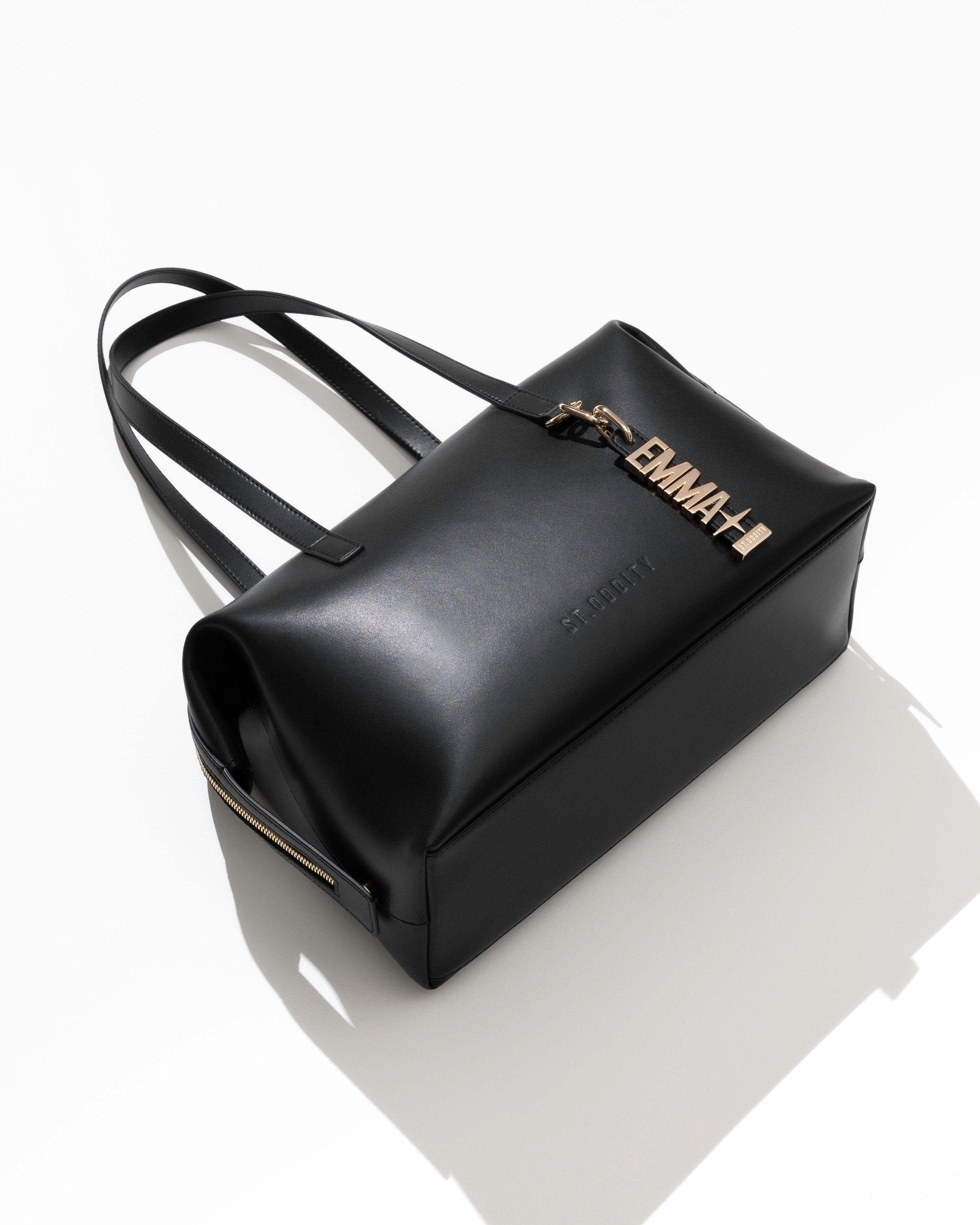 Bowling Bag in Black with Personalised Hardware