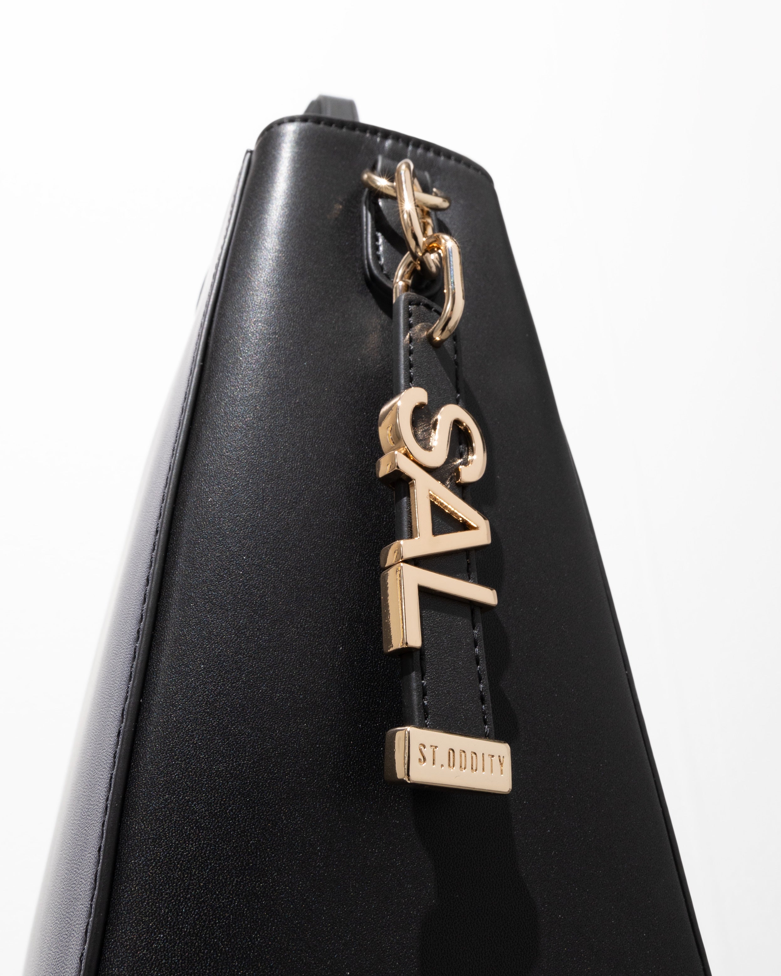 Charm in Black/Gold with Personalised Hardware