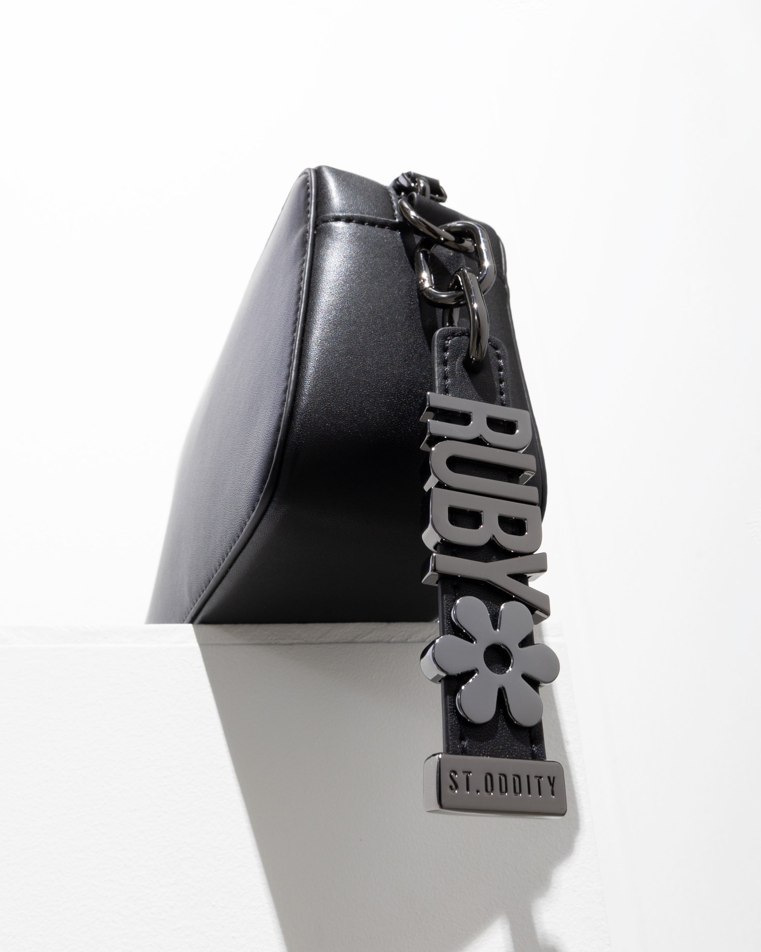 Charm in Black/Gunmetal with Personalised Hardware