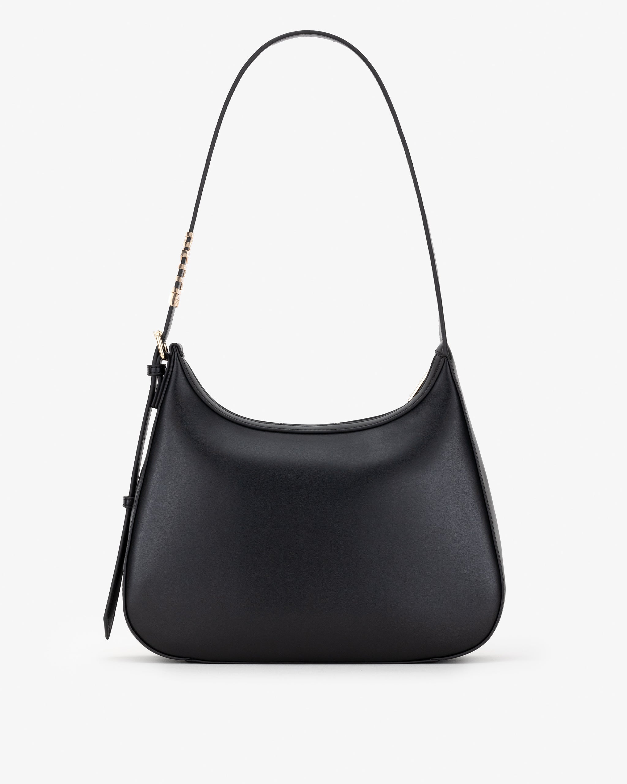 Day Shoulder Bag in Black/Gold with Personalised Hardware