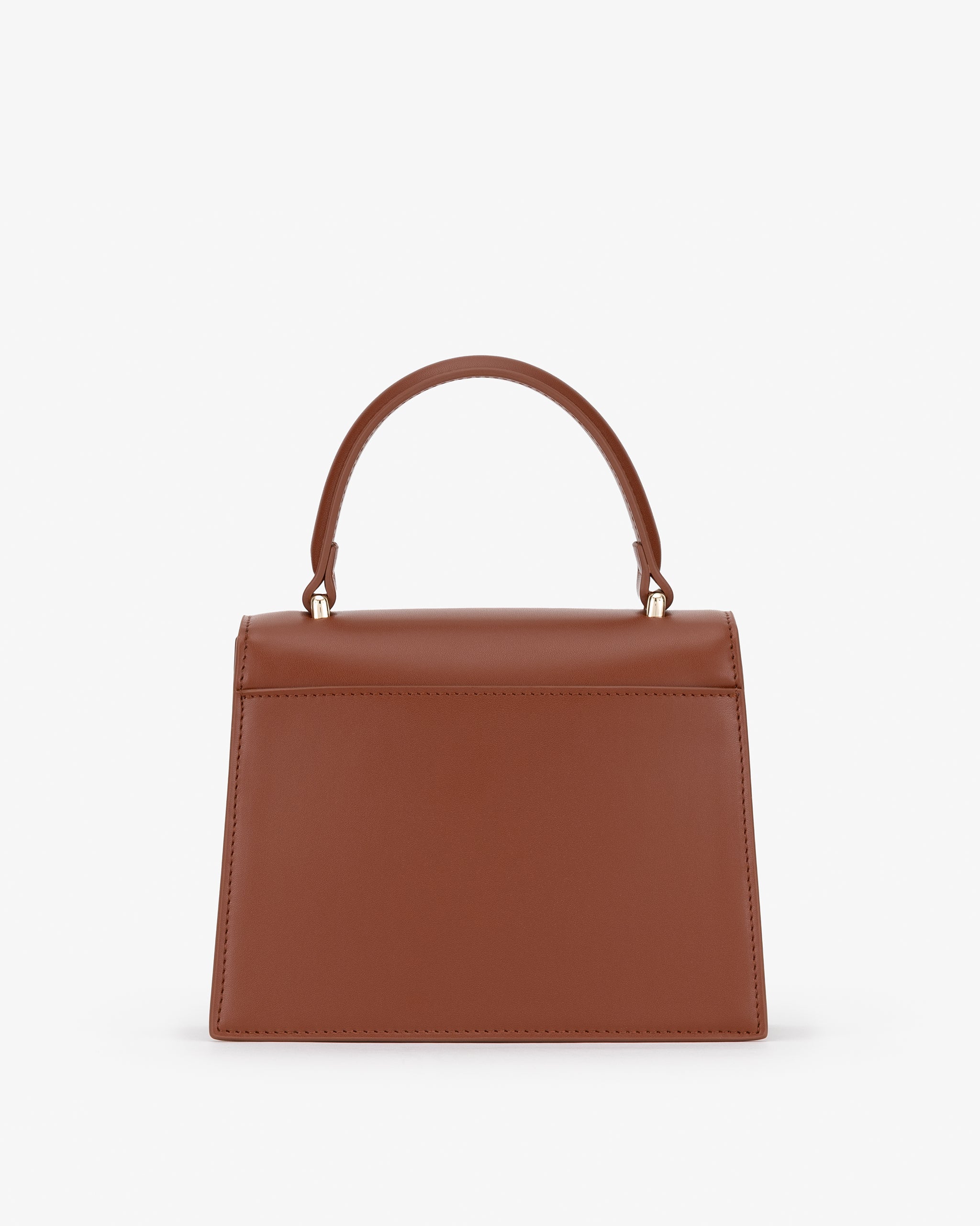 Evening Bag in Cognac with Personalised Hardware