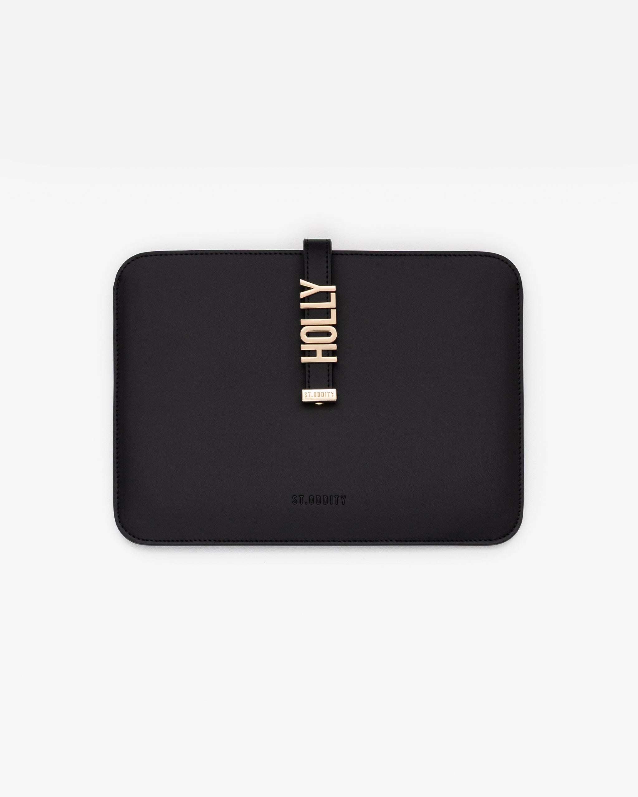 Pre-order (Mid-March): iPad 11" Sleeve in Black/Gold with Personalised Hardware