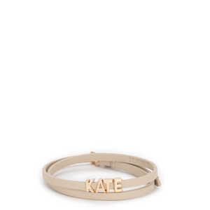 Double Loop Bracelet in Light Sand