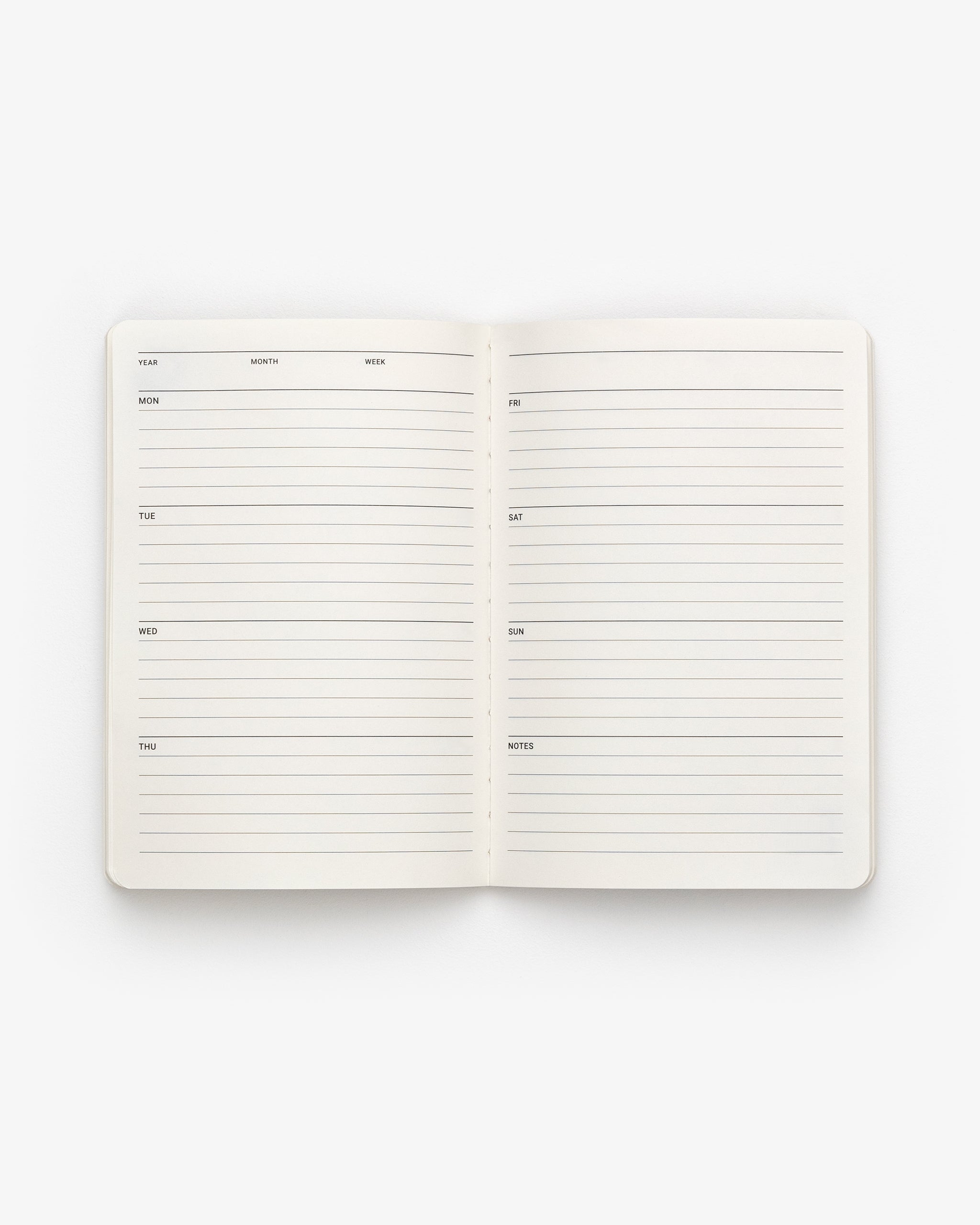 A5 Notebook Refill - Weekly Planner
