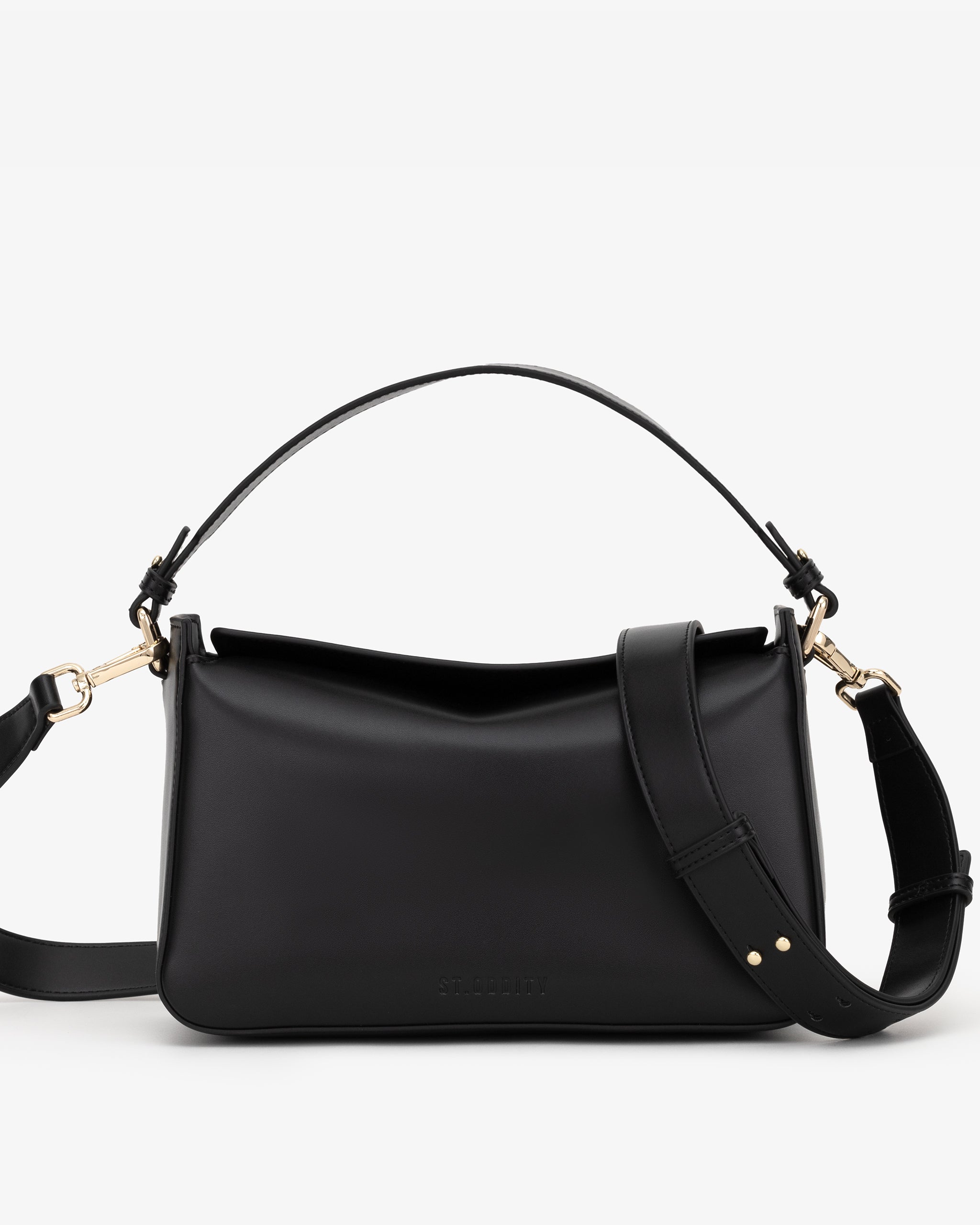 Slouch Bag in Black/Gold