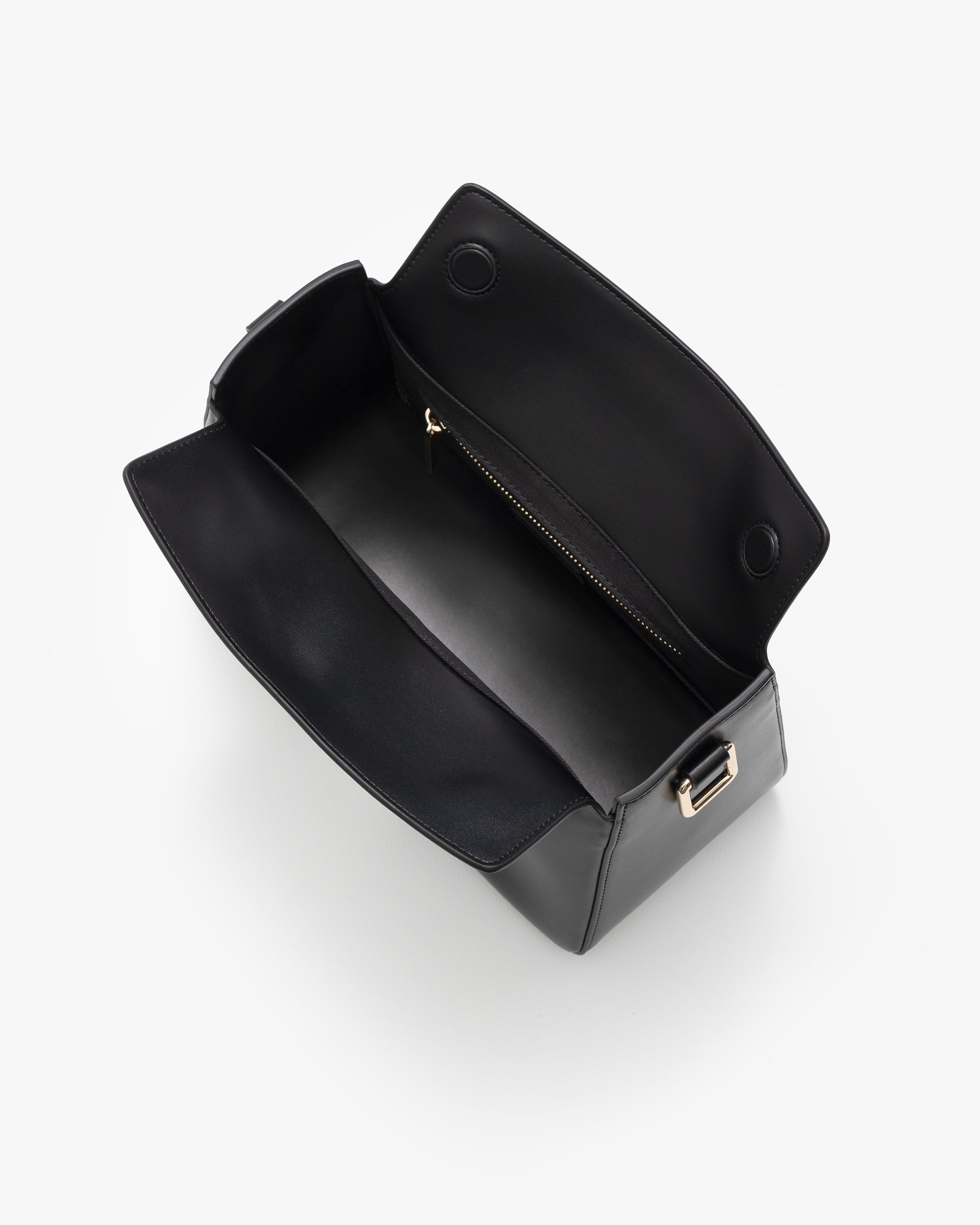 Slouch Bag in Black/Gold