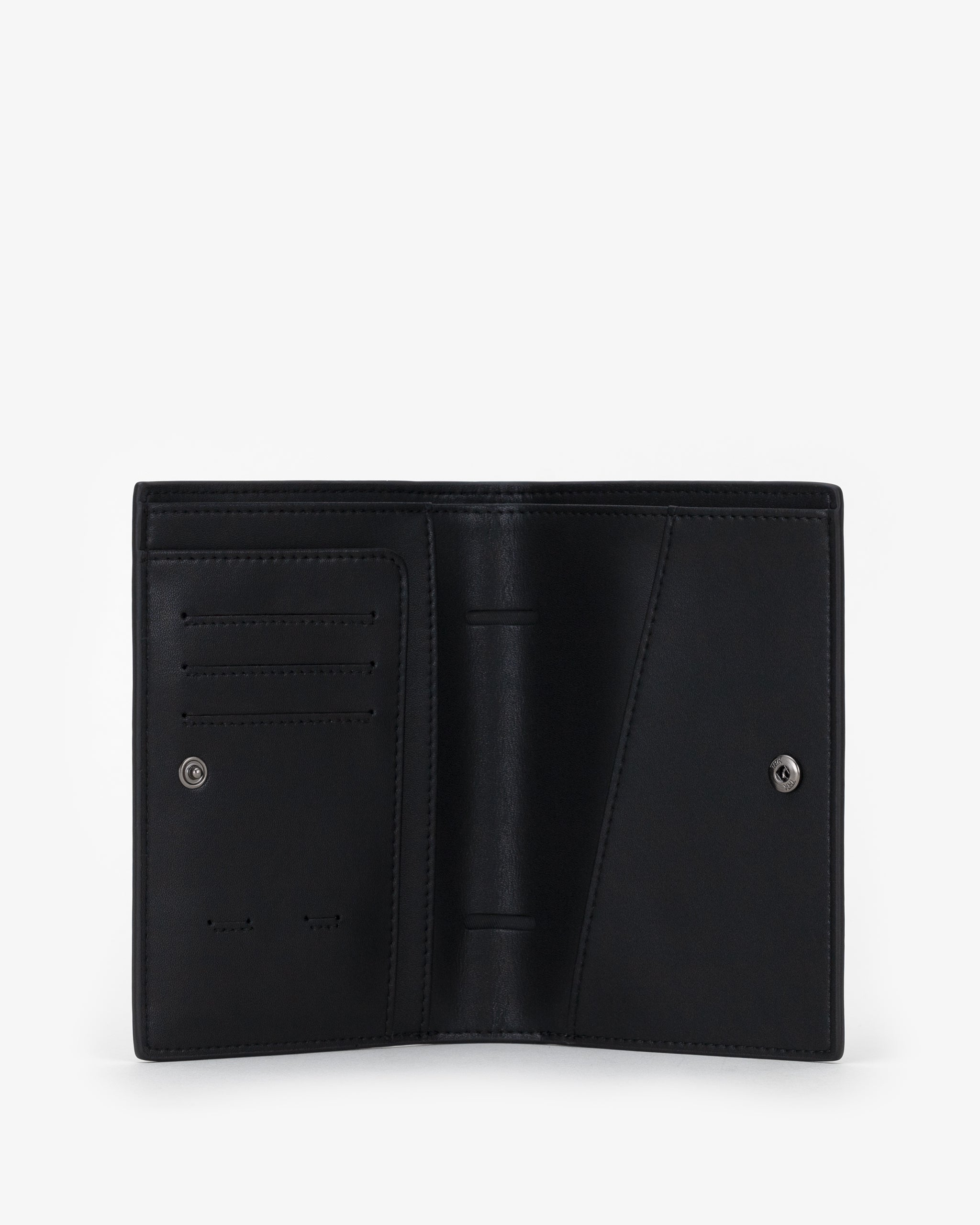 Pre-order (Early December): Travel Wallet in Black/Gunmetal with Personalised Hardware