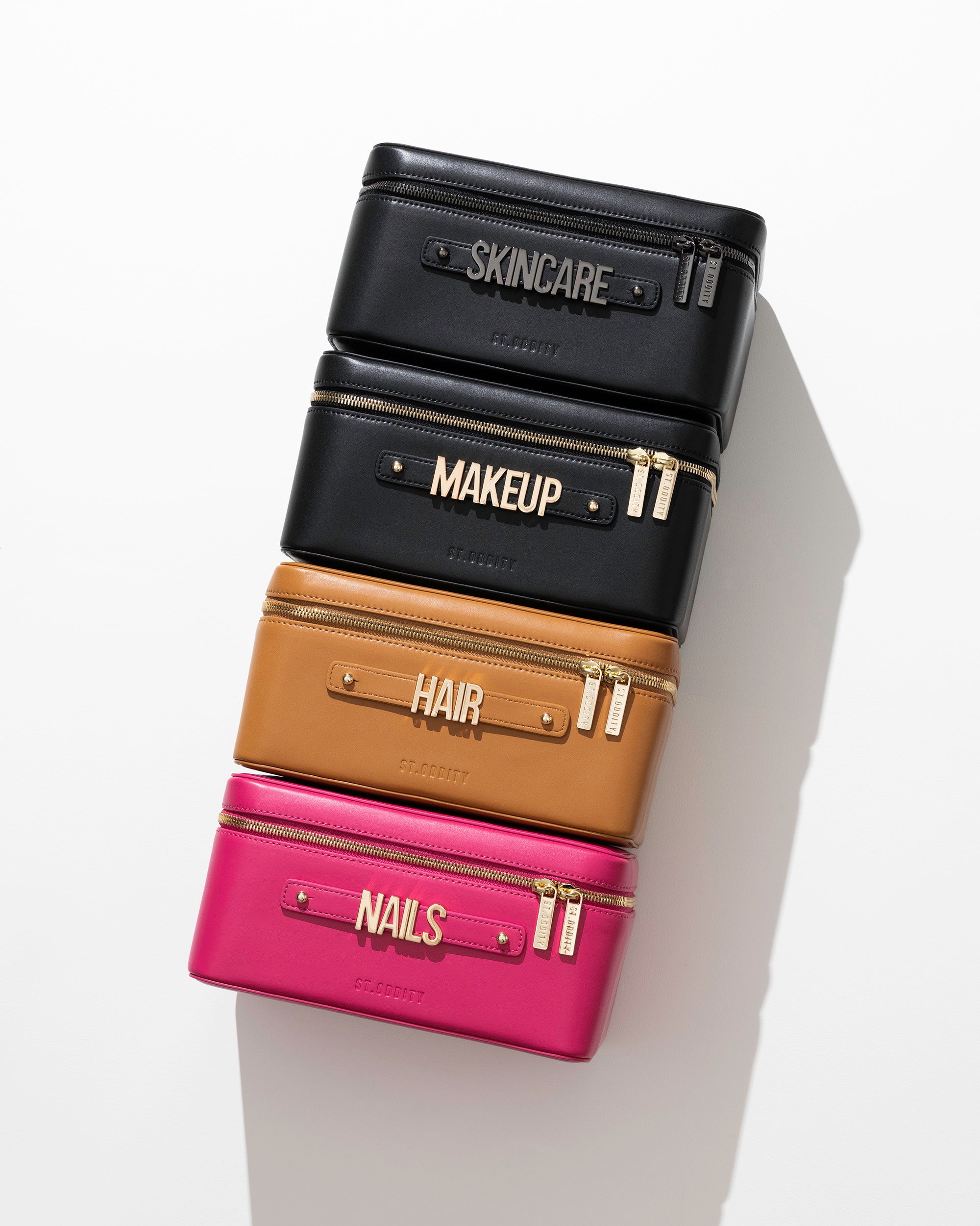 Vanity Case in Hot Pink with Personalised Hardware