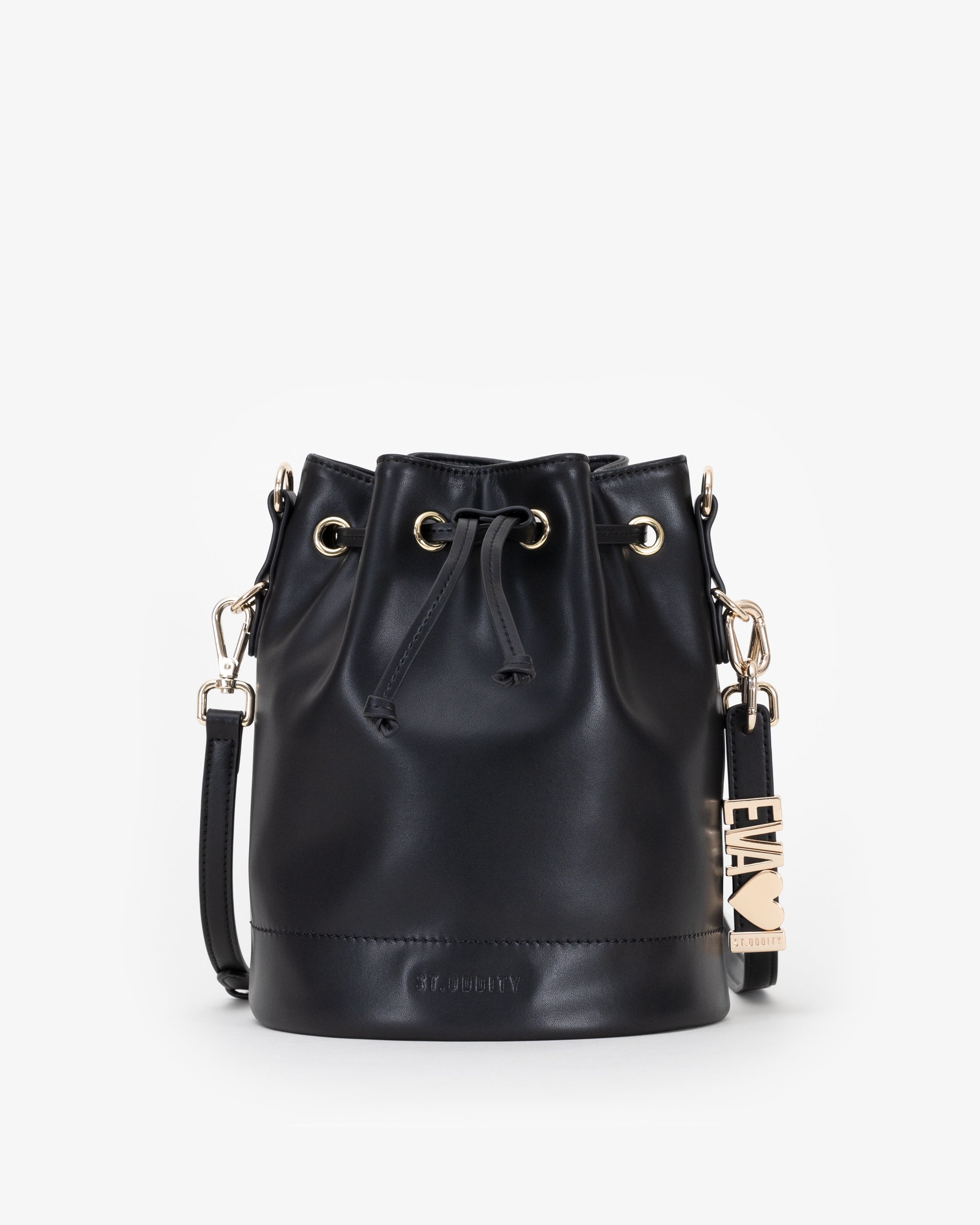 Pre-order (Mid-May): Bucket Bag in Black/Gold with Personalised Hardware