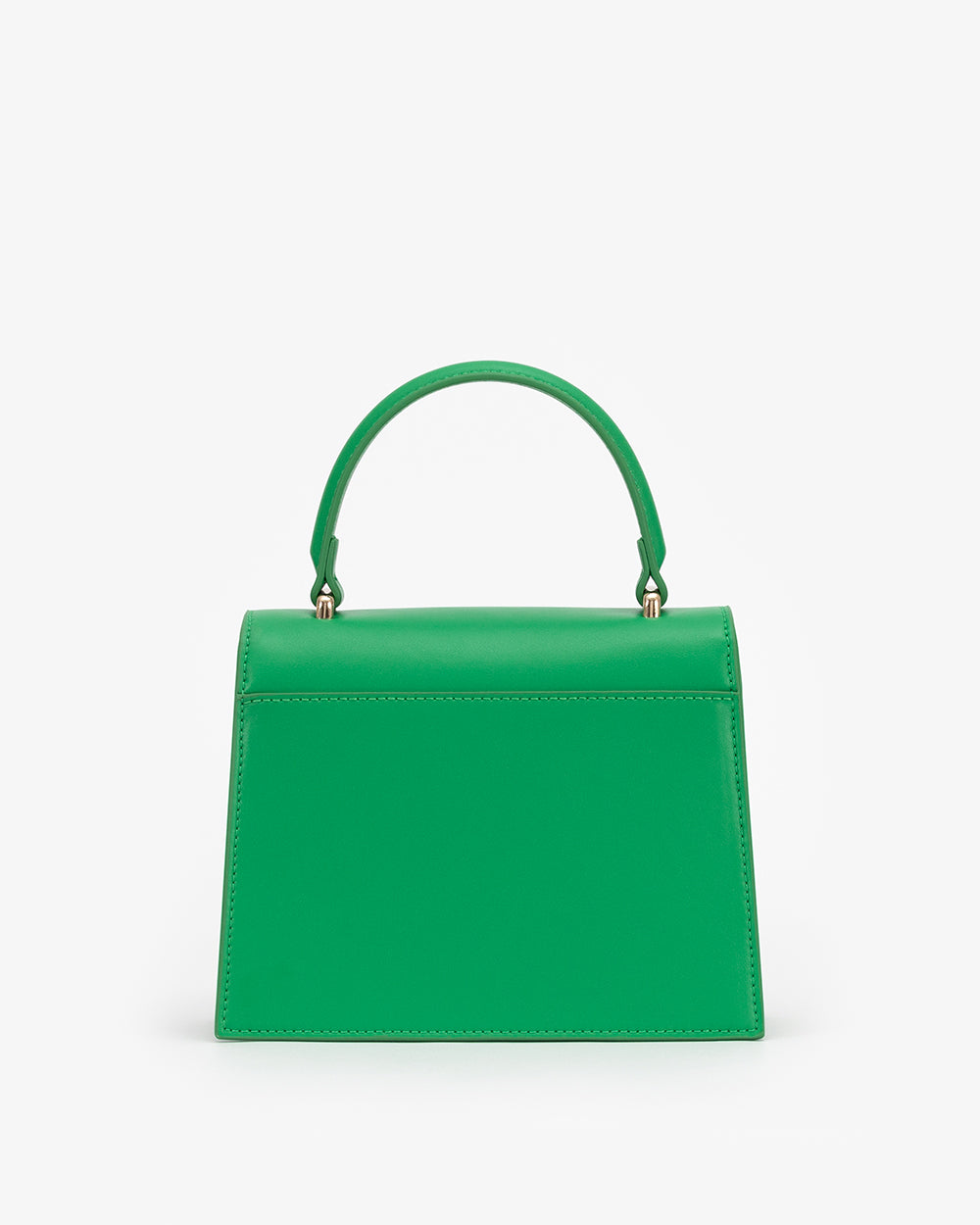 Evening Bag in Grass Green with Personalised Hardware
