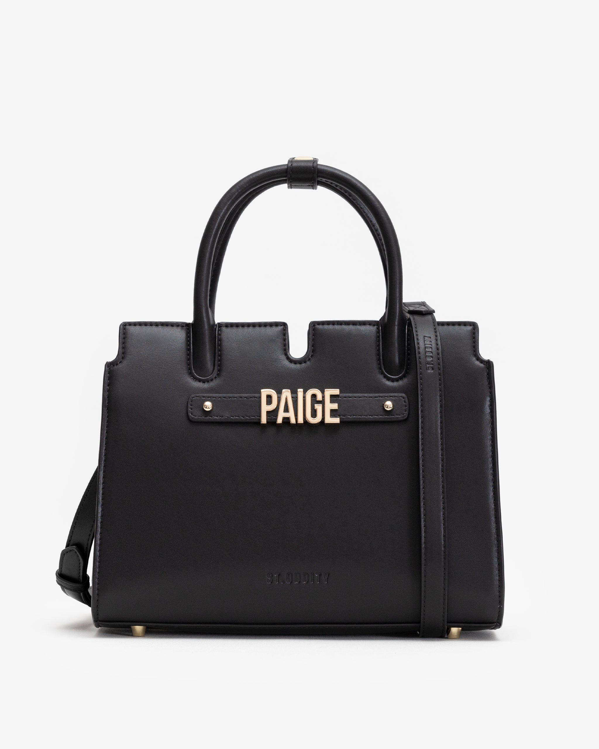 Black handbag 2025 with gold hardware