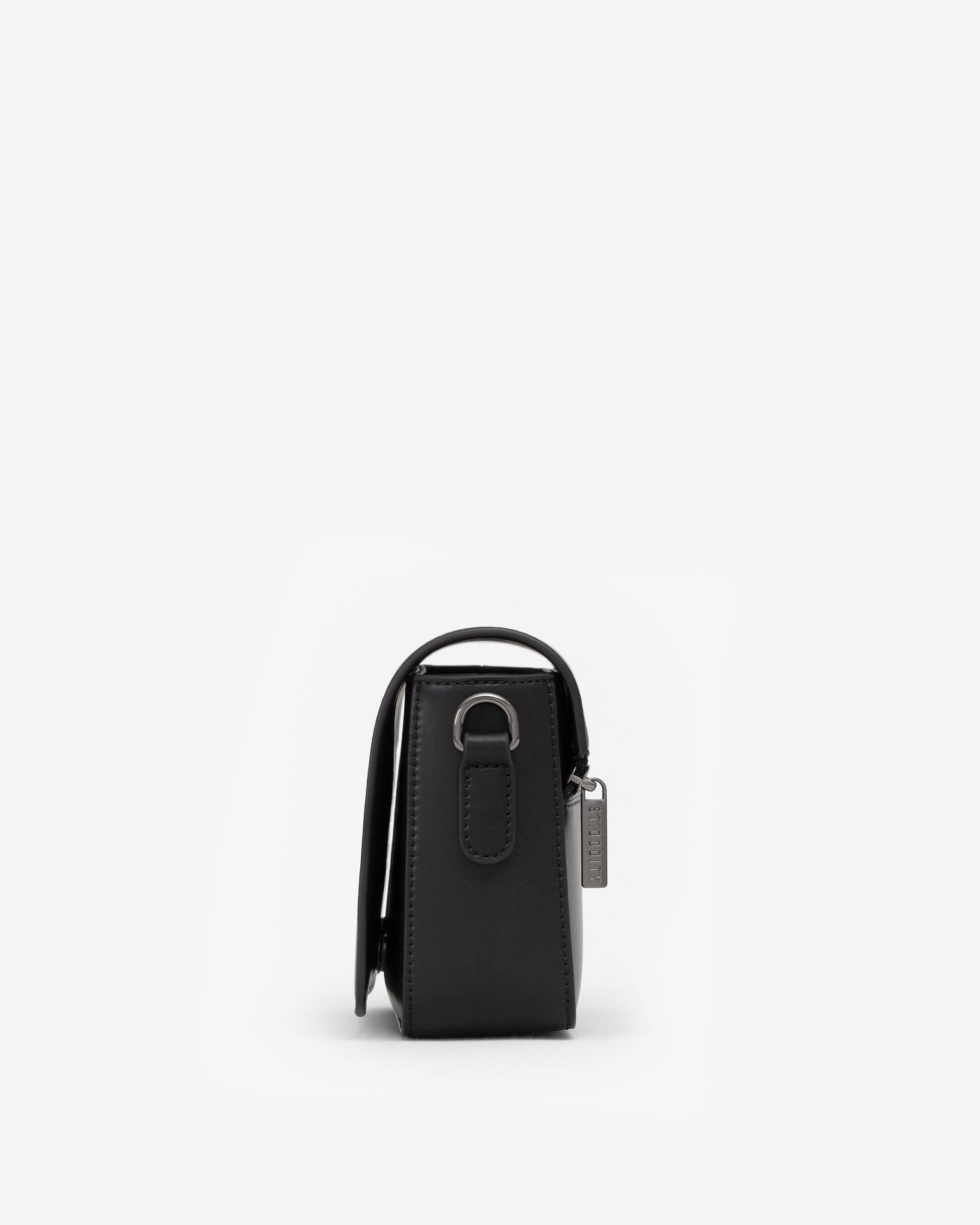 Crossbody Bag with Street Strap in Black
