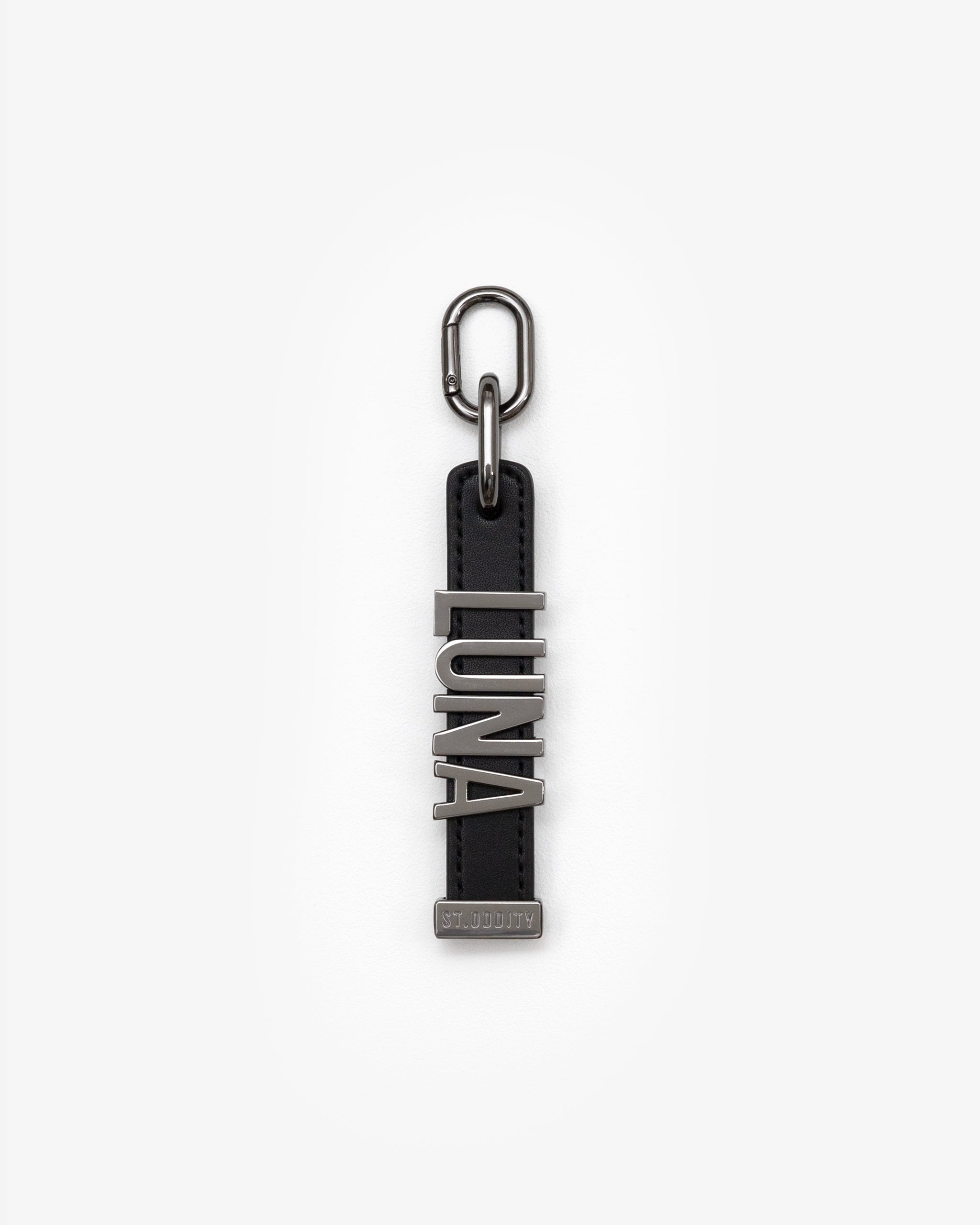 Charm in Black/Gunmetal with Personalised Hardware