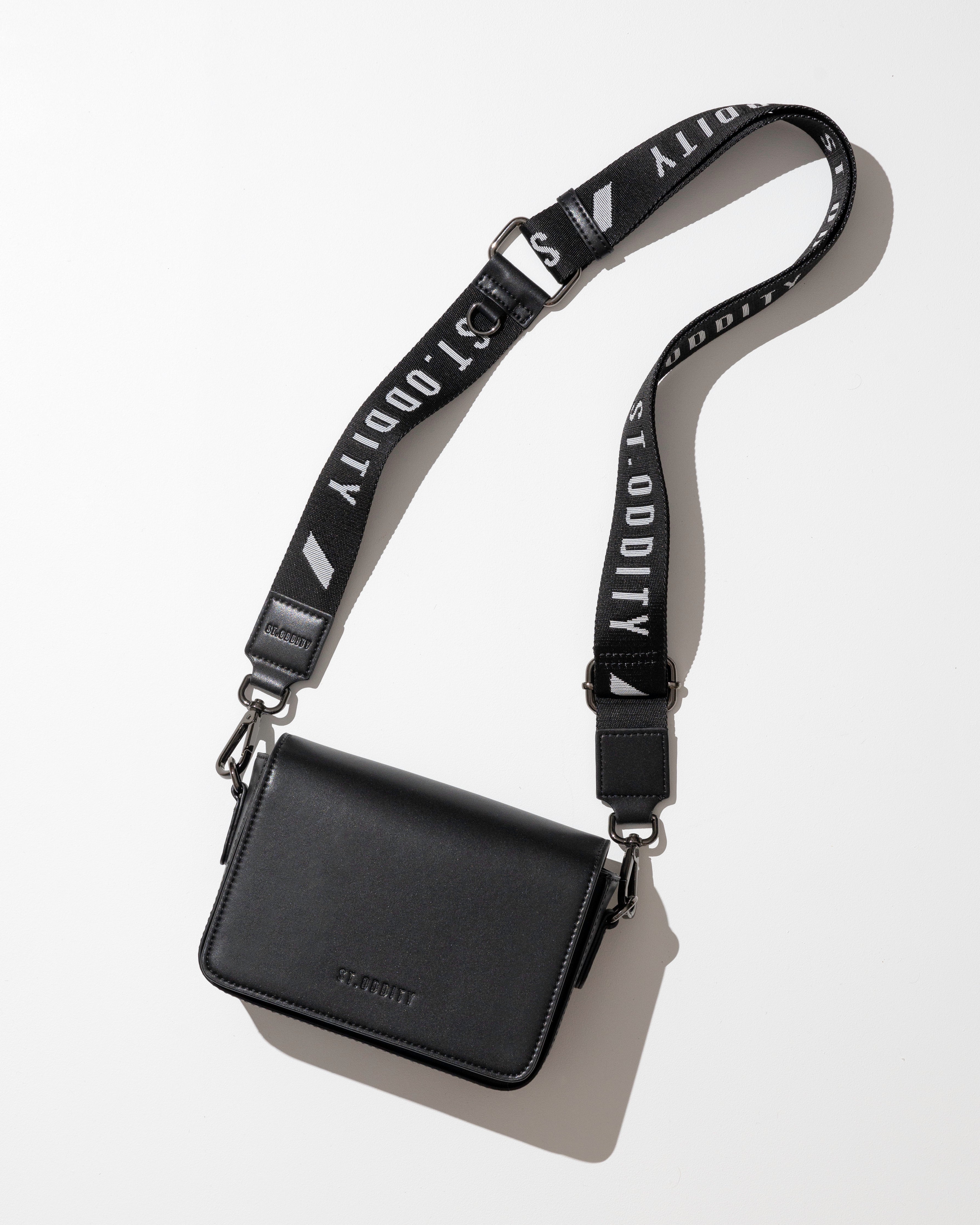 Crossbody Bag with Street Strap in Black