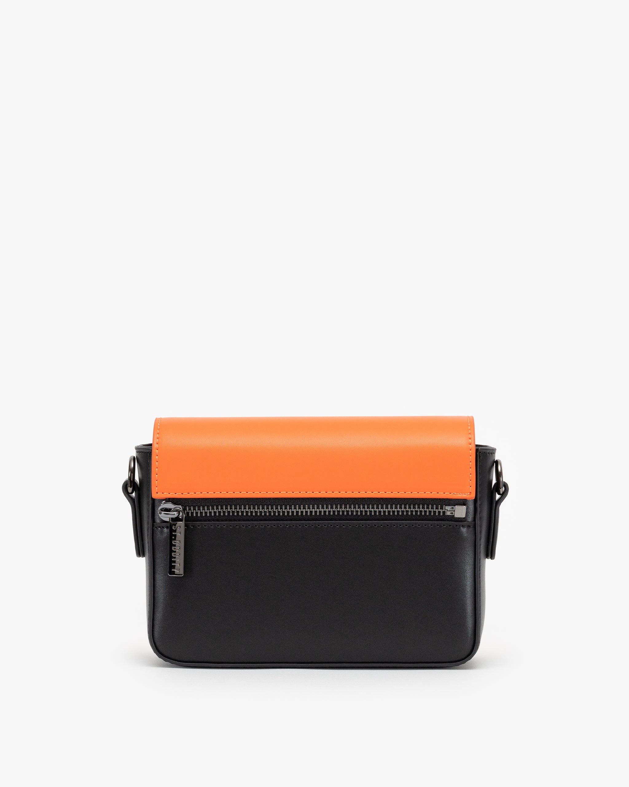 Crossbody Bag with Street Strap in Orange/Black
