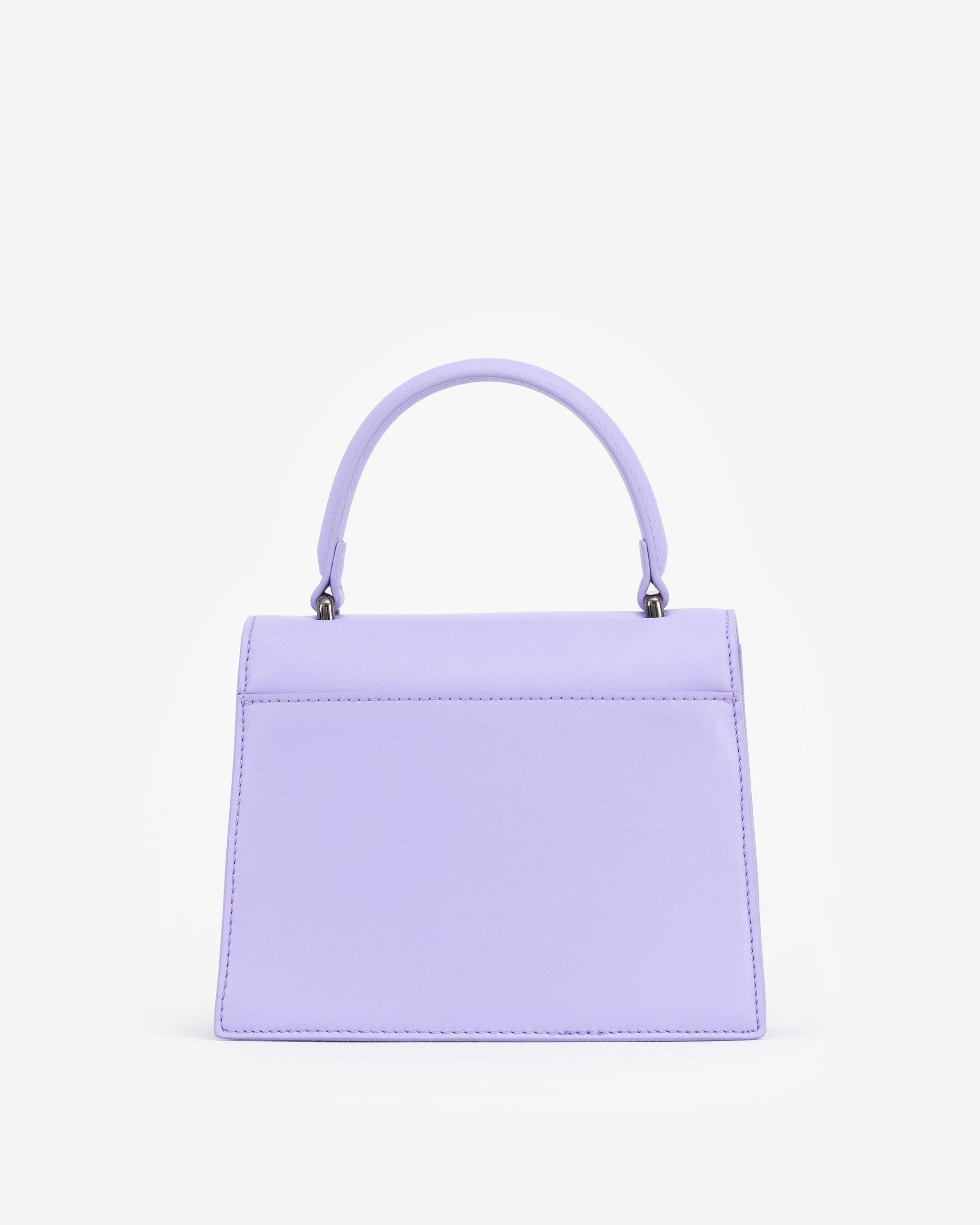 Evening Bag in Lavender with Personalised Hardware