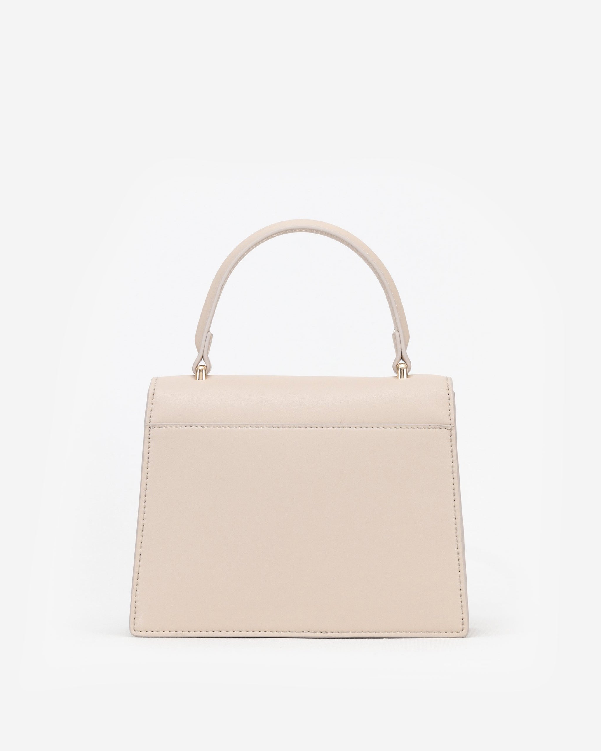 Evening Bag in Light Sand with Personalised Hardware