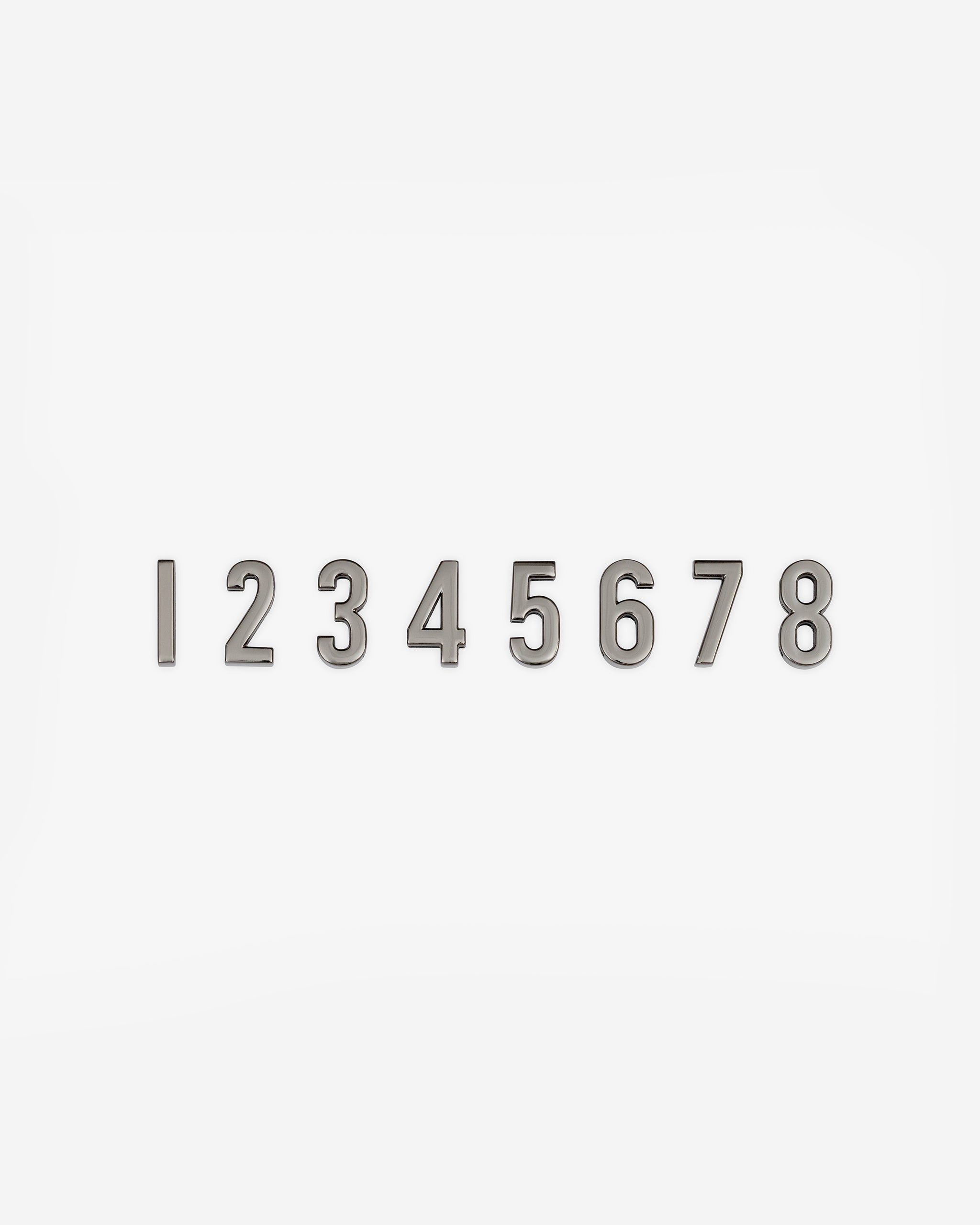 Set of 8 Standard Letters, Numbers or Symbols in Gunmetal