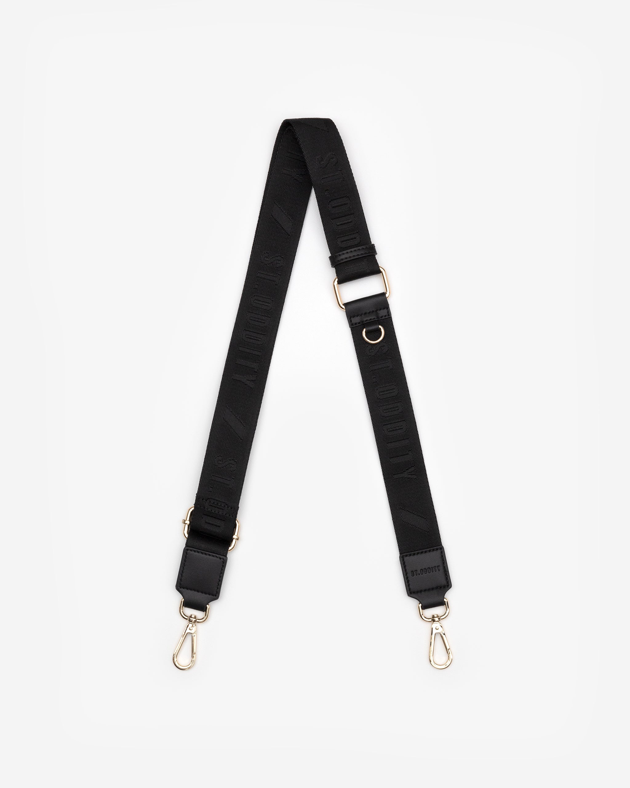 Street Strap in All Black/Gold