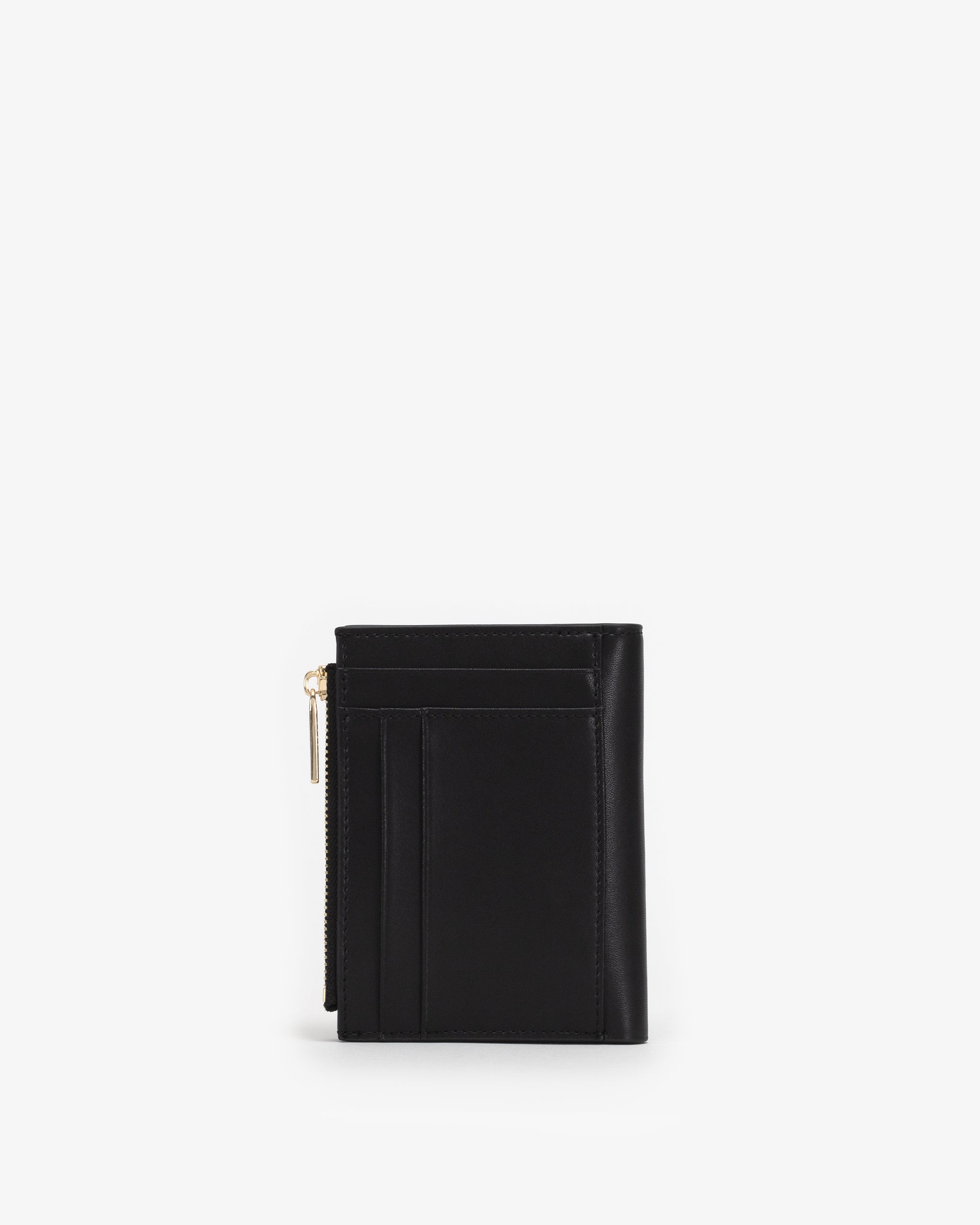 Wallet in Black/Gold with Personalised Hardware