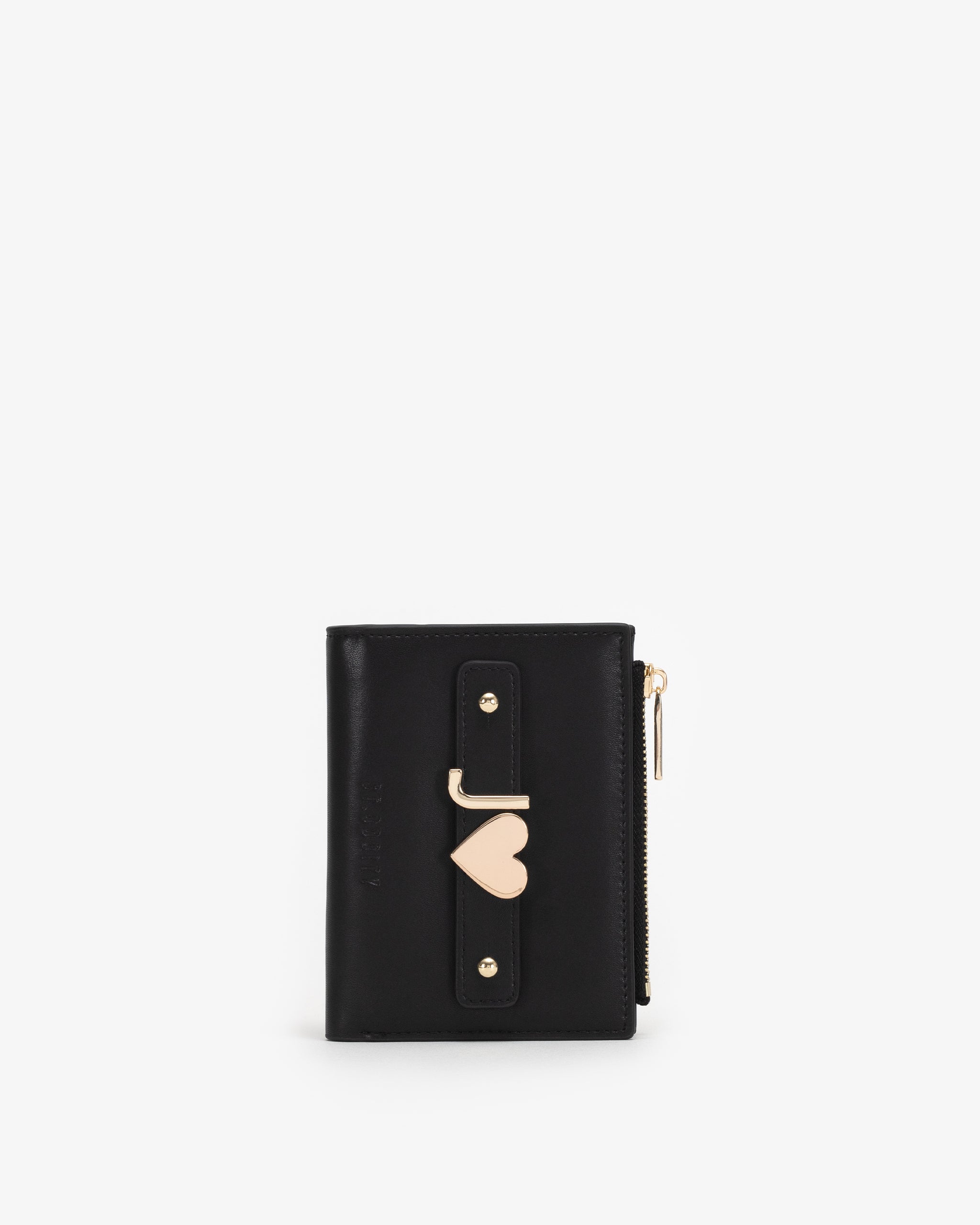 Wallet in Black/Gold with Personalised Hardware