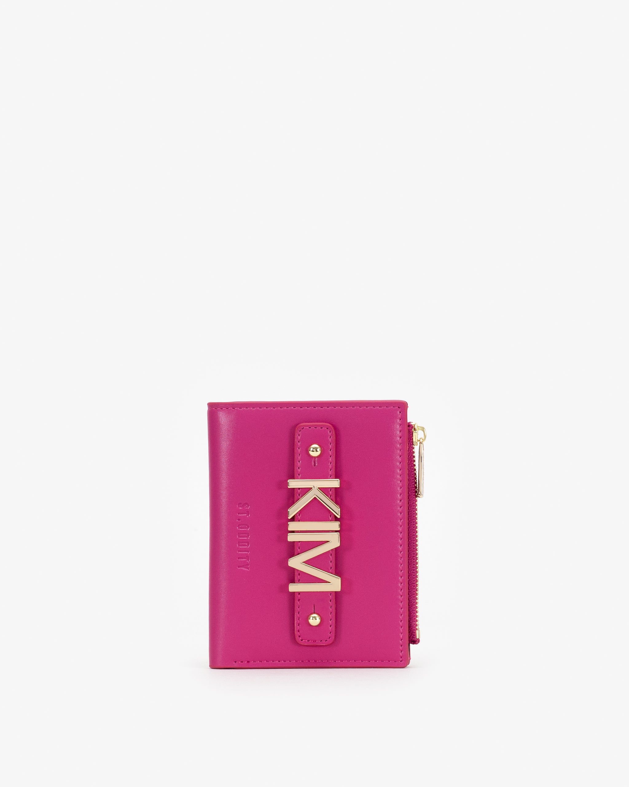 Wallet in Fuchsia with Personalised Hardware