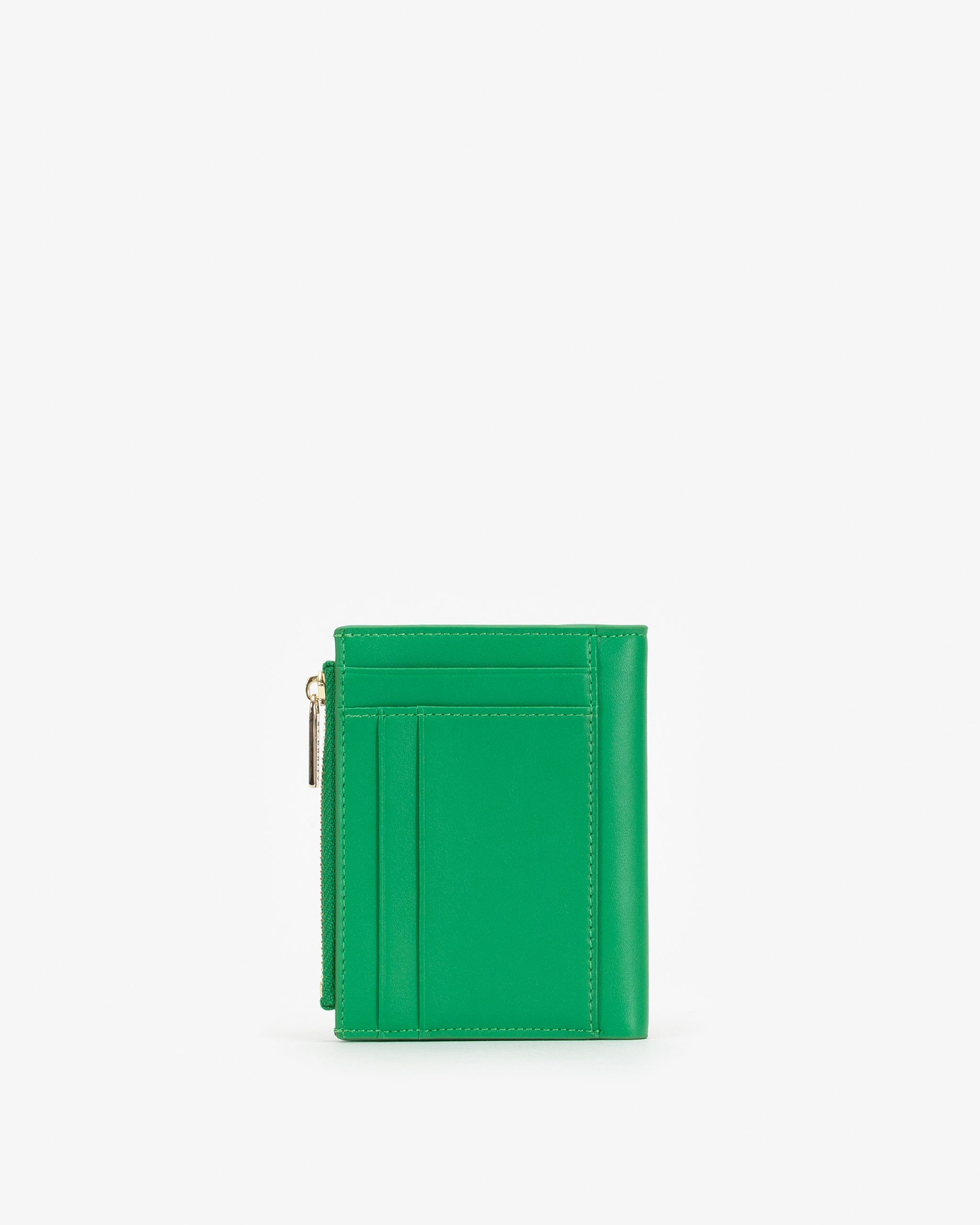 Wallet in Grass Green with Personalised Hardware