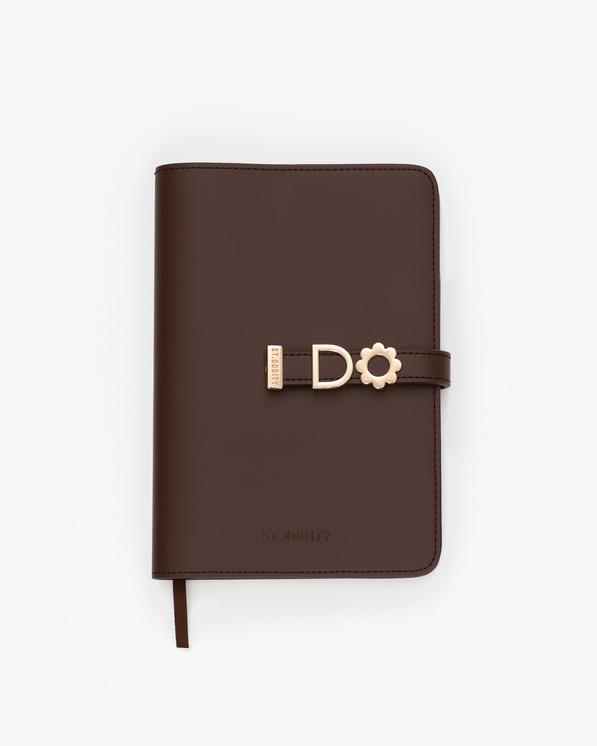 A5 Notebook in Brown with Personalised Hardware
