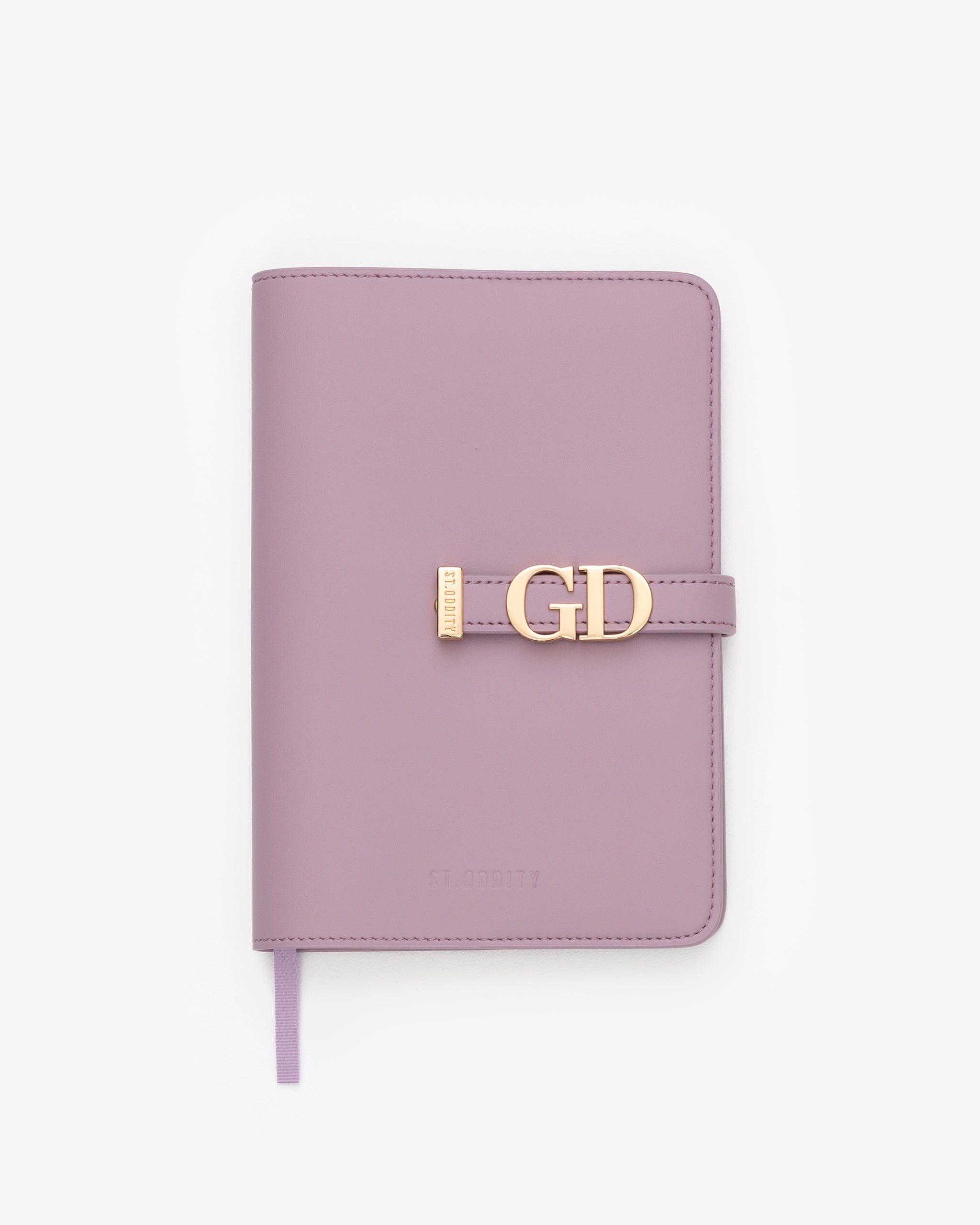 A5 Notebook in Lilac with Personalised Hardware