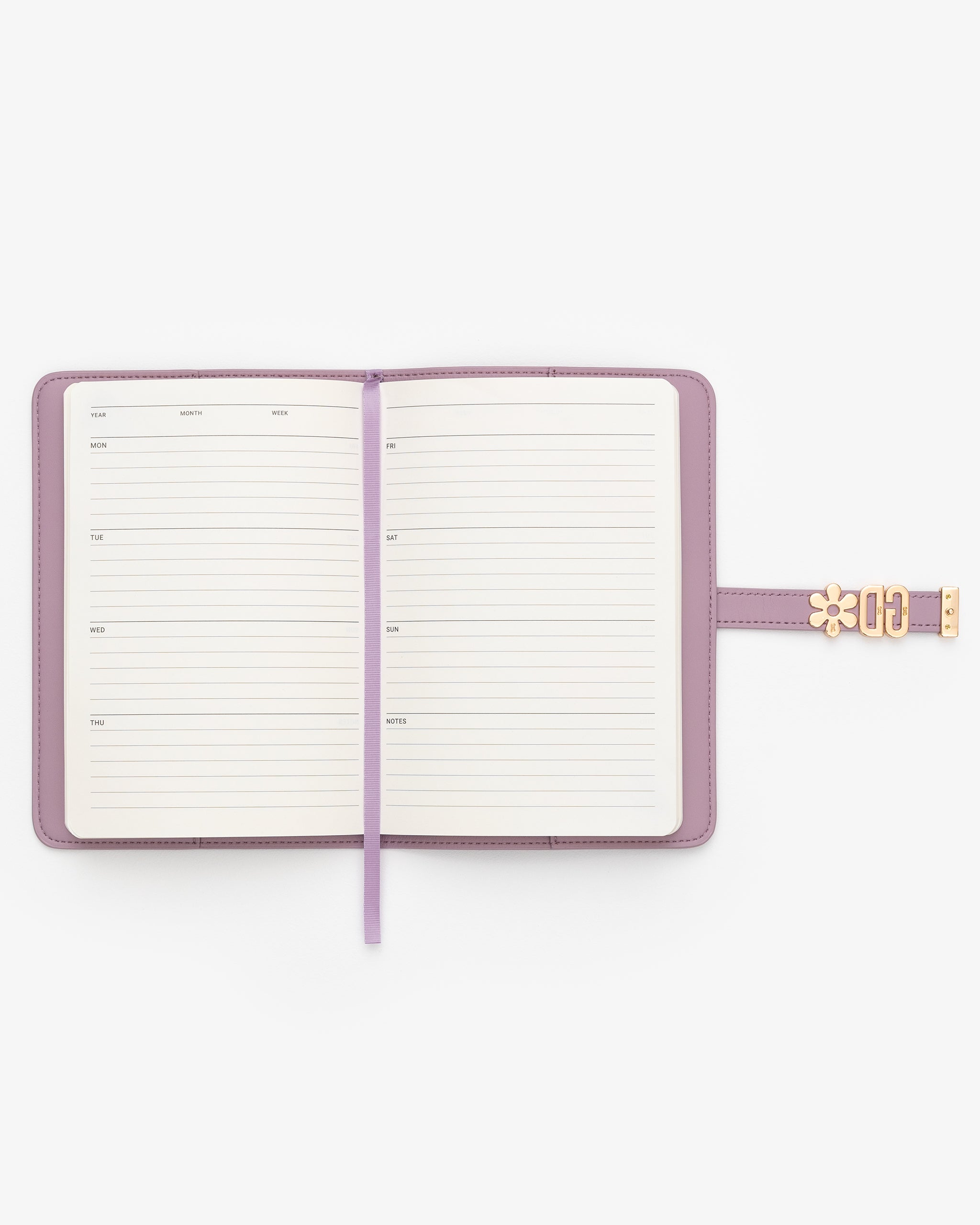 A5 Notebook in Lilac with Personalised Hardware