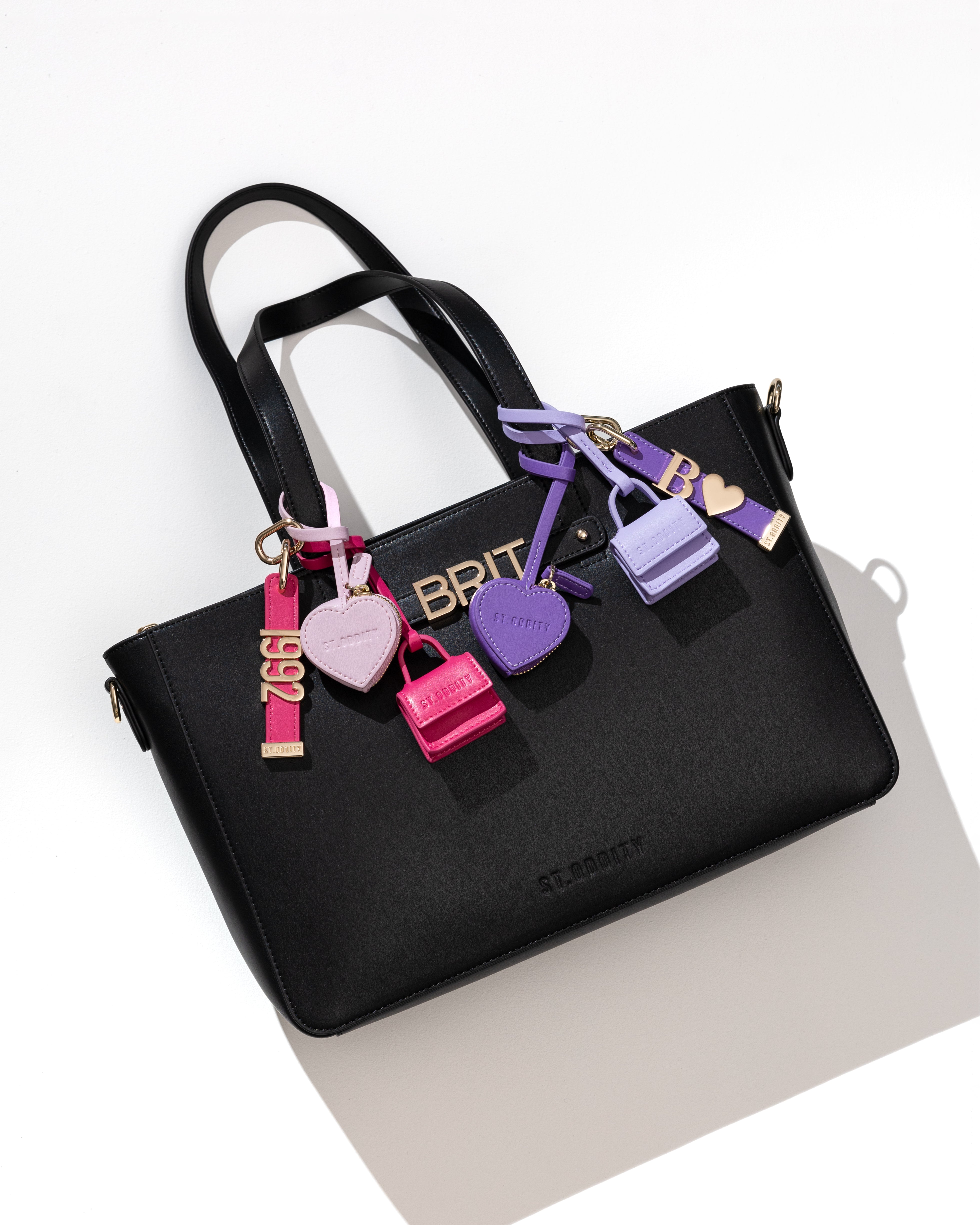 Micro Evening Bag Charm in Hot Pink