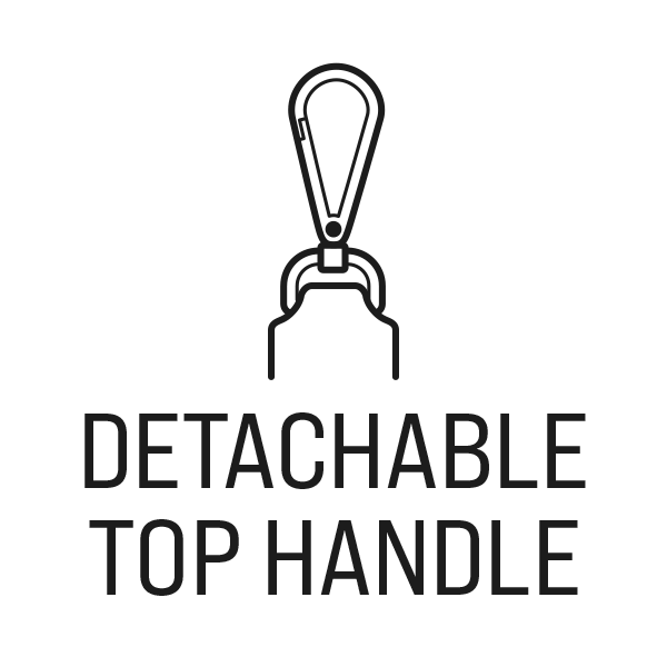 Detachable top handle