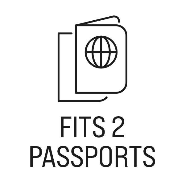 Fits 2 passports