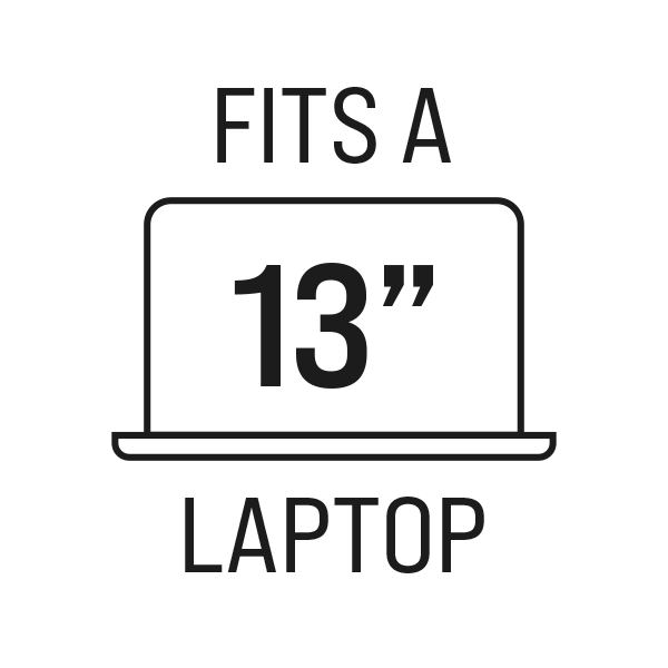 Fits a 13 laptop