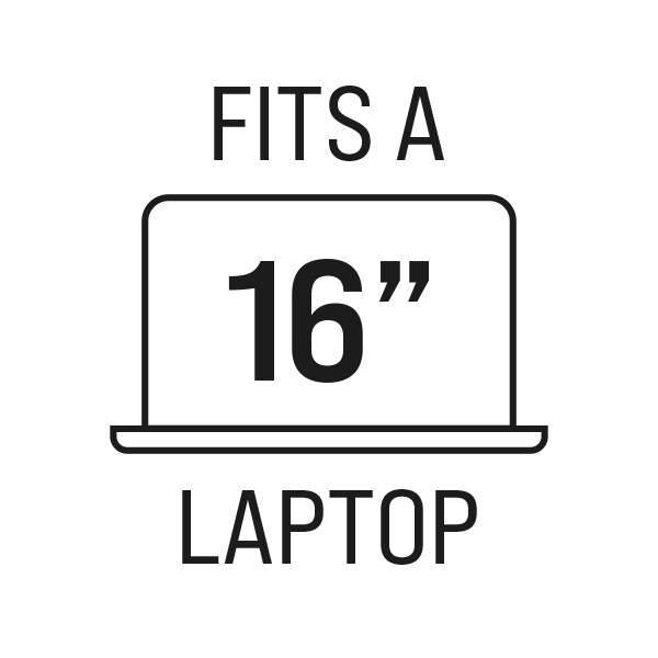 Fits a 16 laptop