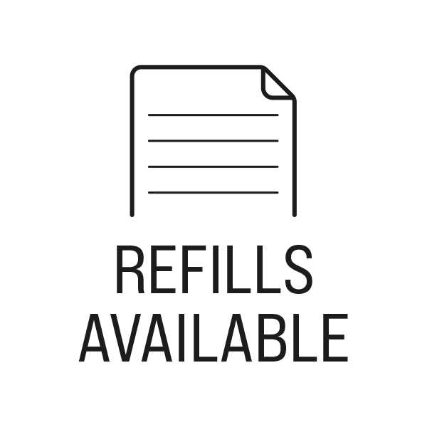 Refills available