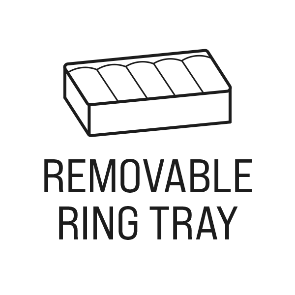 Removable ring tray