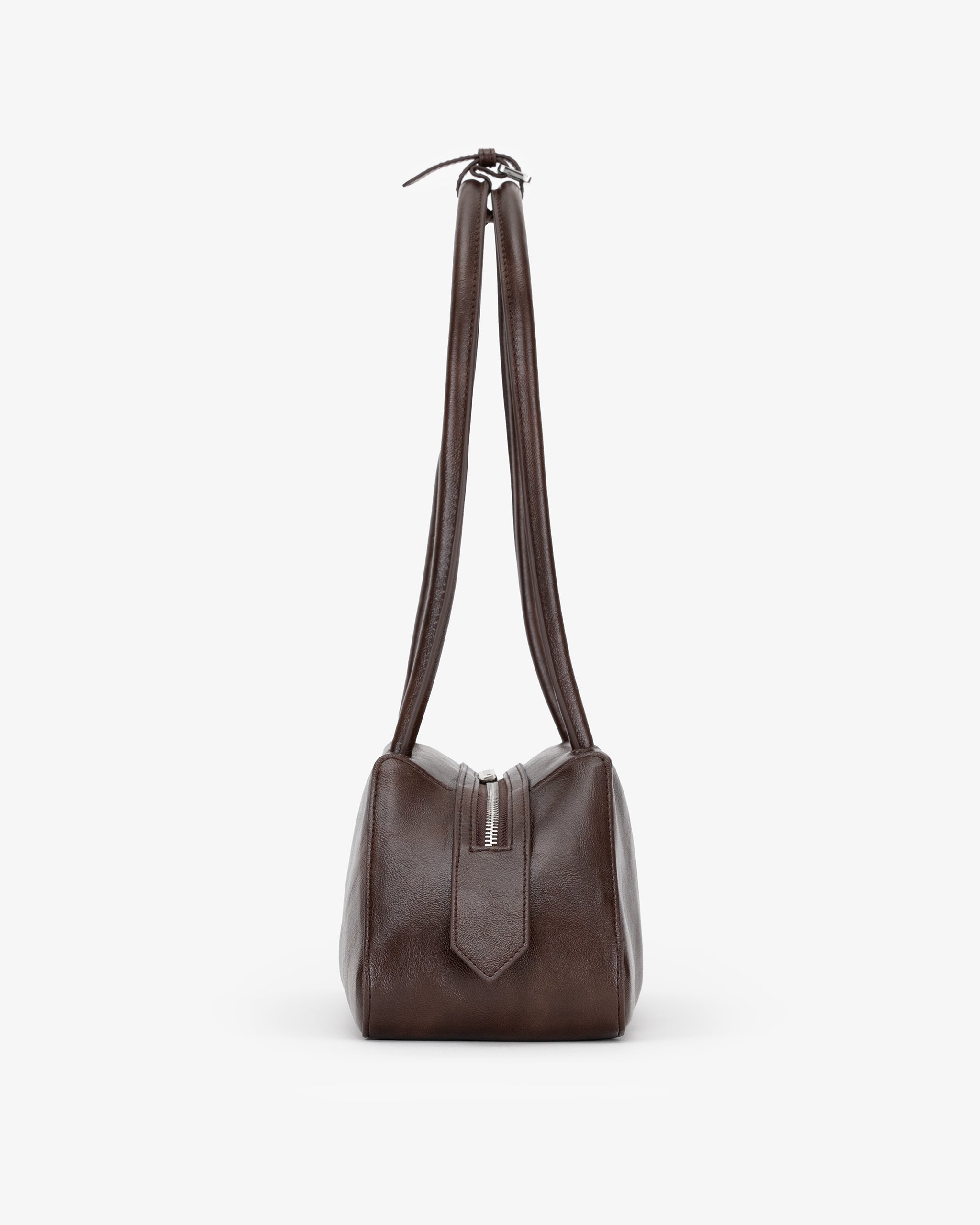 Pre-order (Mid-August): Bowler Bag in Brown Crinkle
