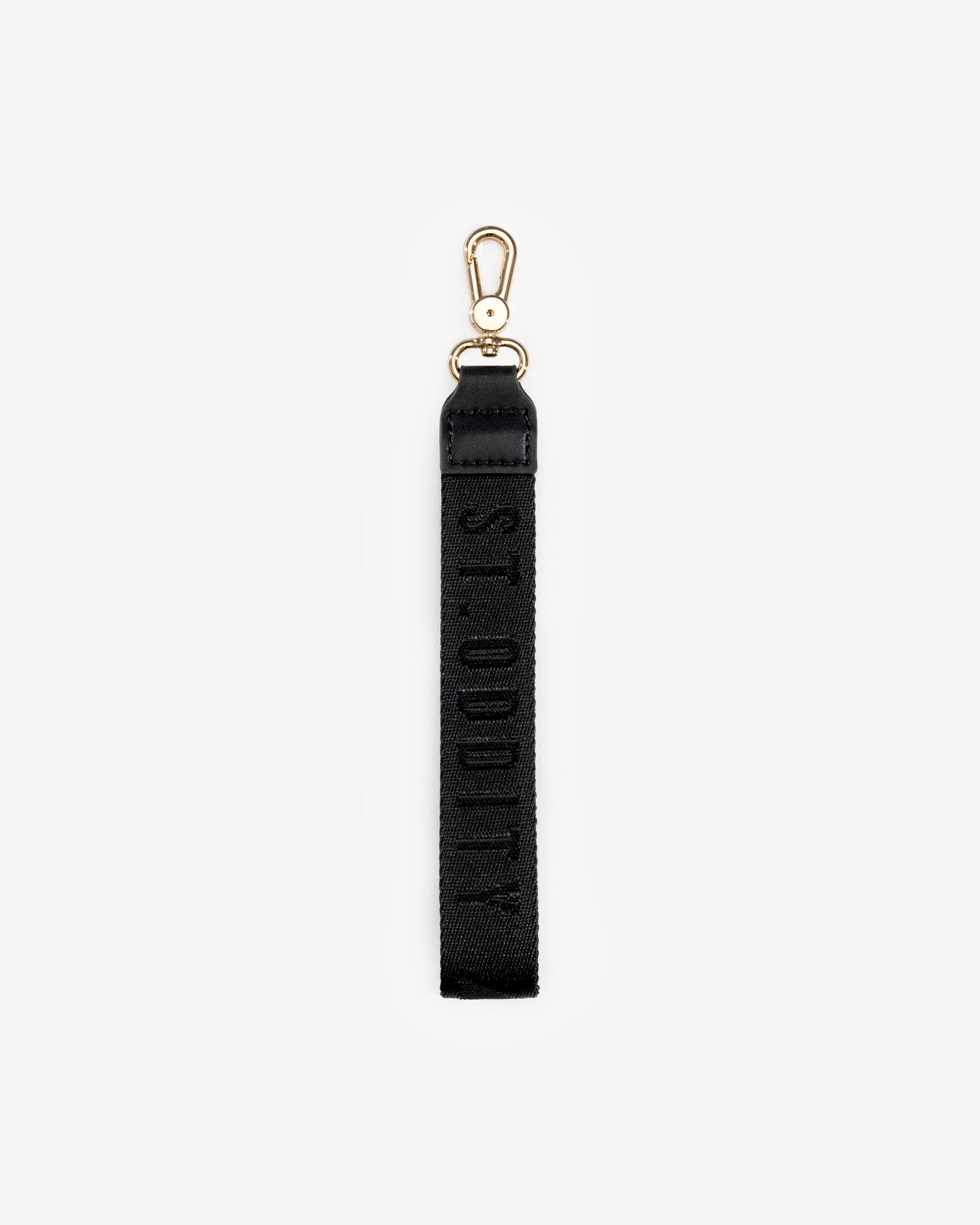 Hand Street Strap in All Black/Gold