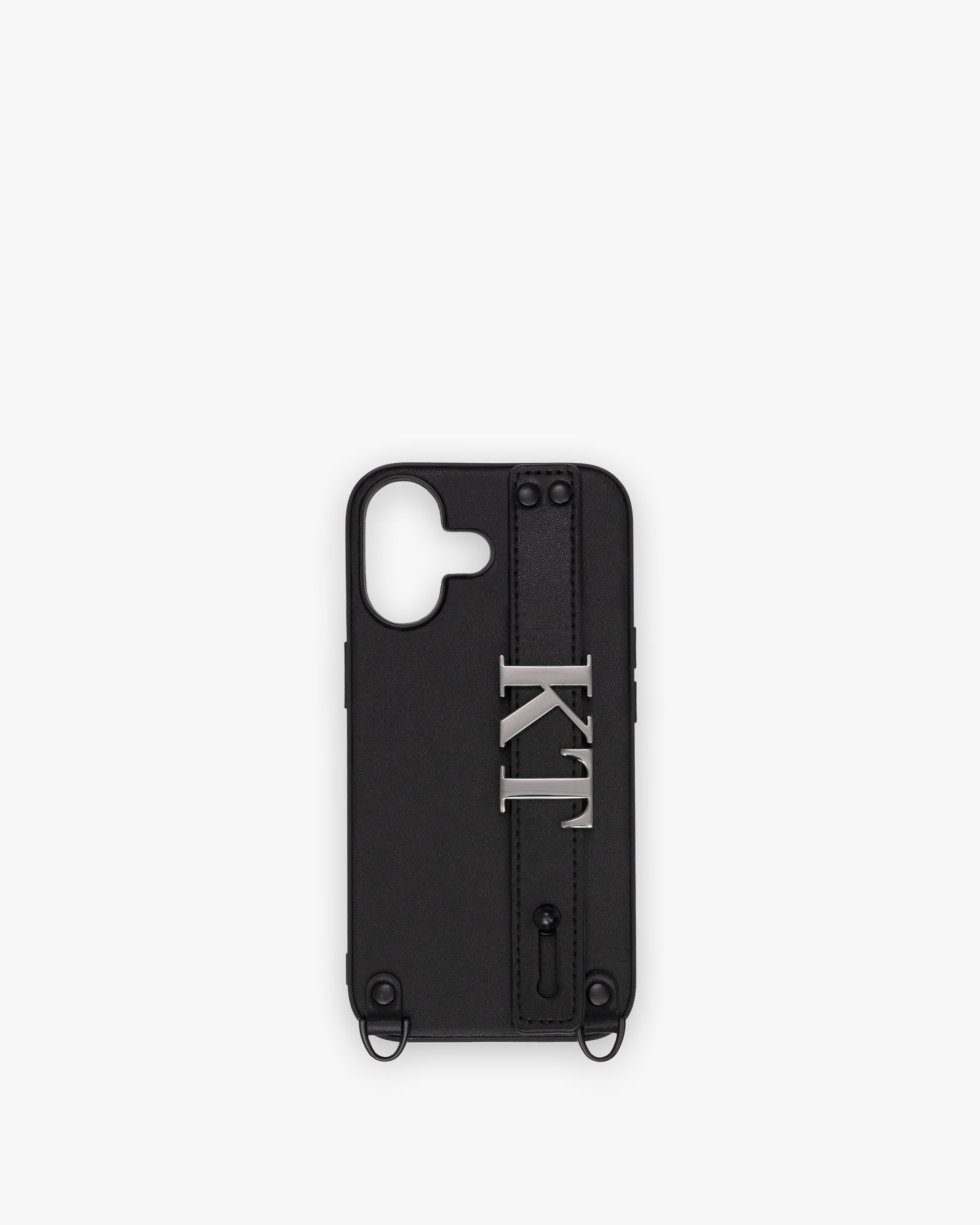 Pre-order (Mid-December): iPhone 16 Case in Black/Gunmetal with Personalised Hardware