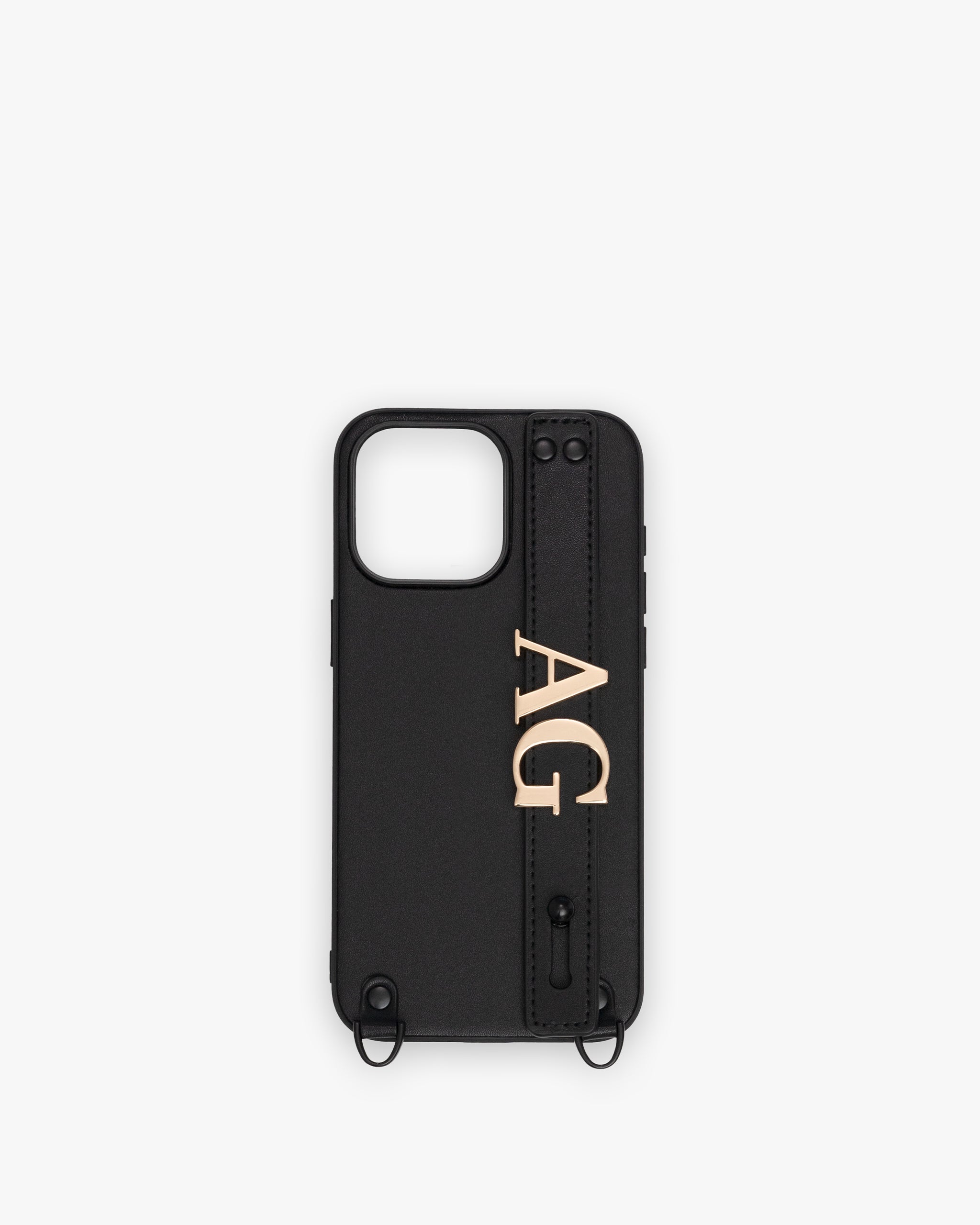 Pre-order (Late November): iPhone 16 Pro Max Case in Black/Gold with Personalised Hardware